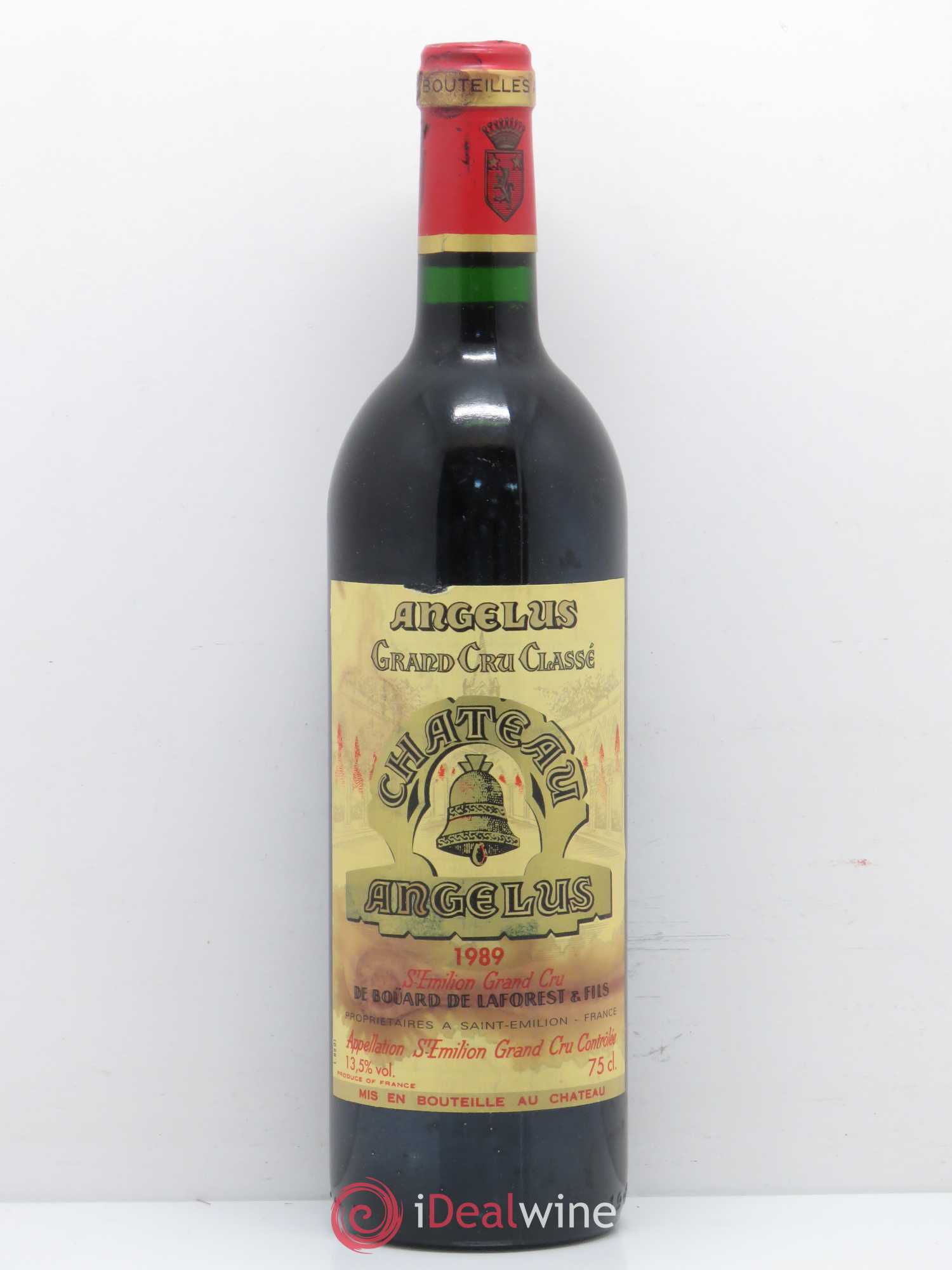 Château Angélus 1er Grand Cru Classé A 1989 - Lot de 1 bouteille - 0