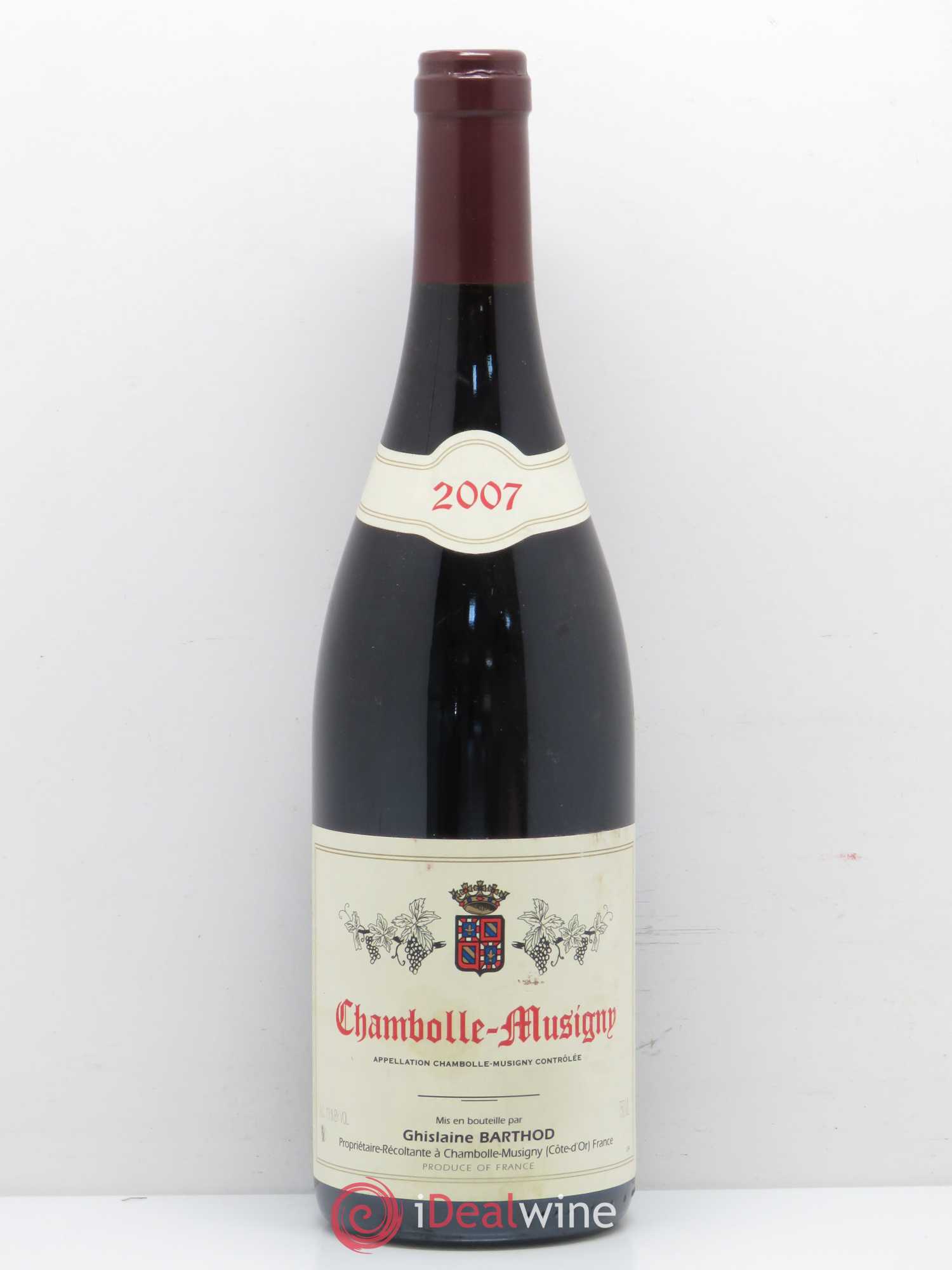 Chambolle-Musigny Ghislaine Barthod 2007 - Posten von 1 Flasche - 0