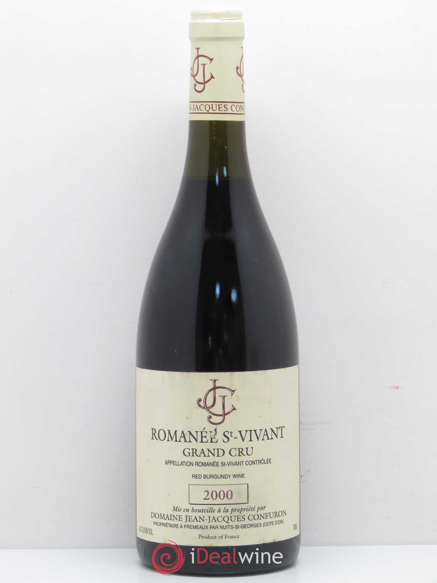 Romanée-Saint-Vivant Grand Cru Jean-Jacques Confuron 2000 - Lot de 1 bouteille - 0