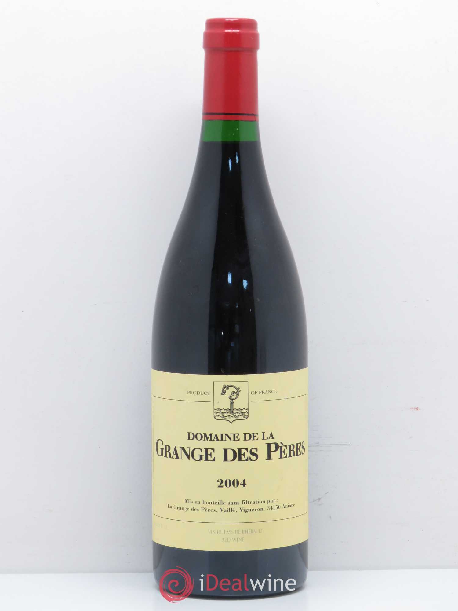 Pays d'Hérault Grange des Pères Laurent Vaillé 2004 - Lot de 1 bouteille - 0