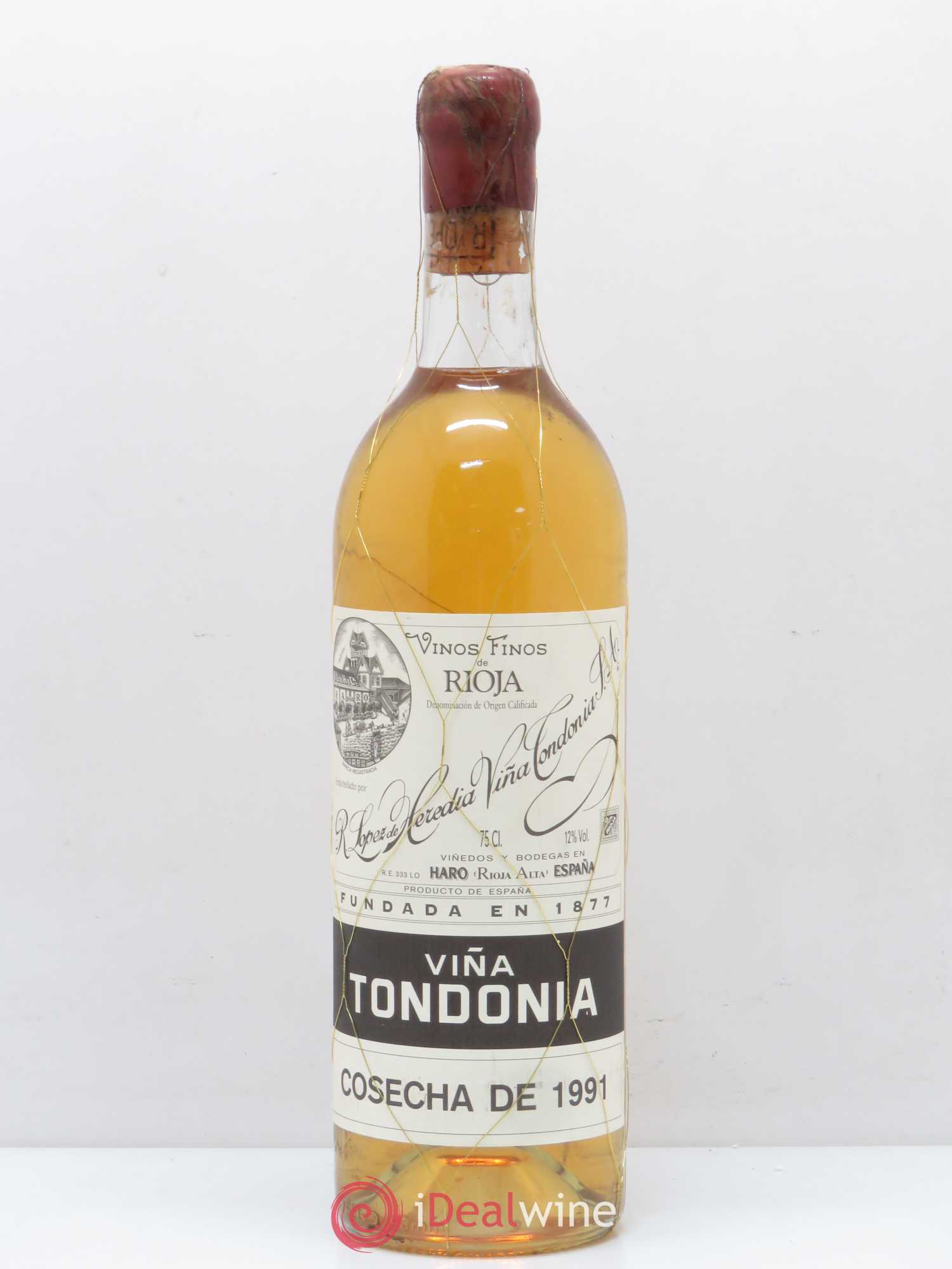 Rioja DOCA Reserva Vina Tondonia R. Lopez de Heredia Gran Reserva 1991 - Lot de 1 bouteille - 0