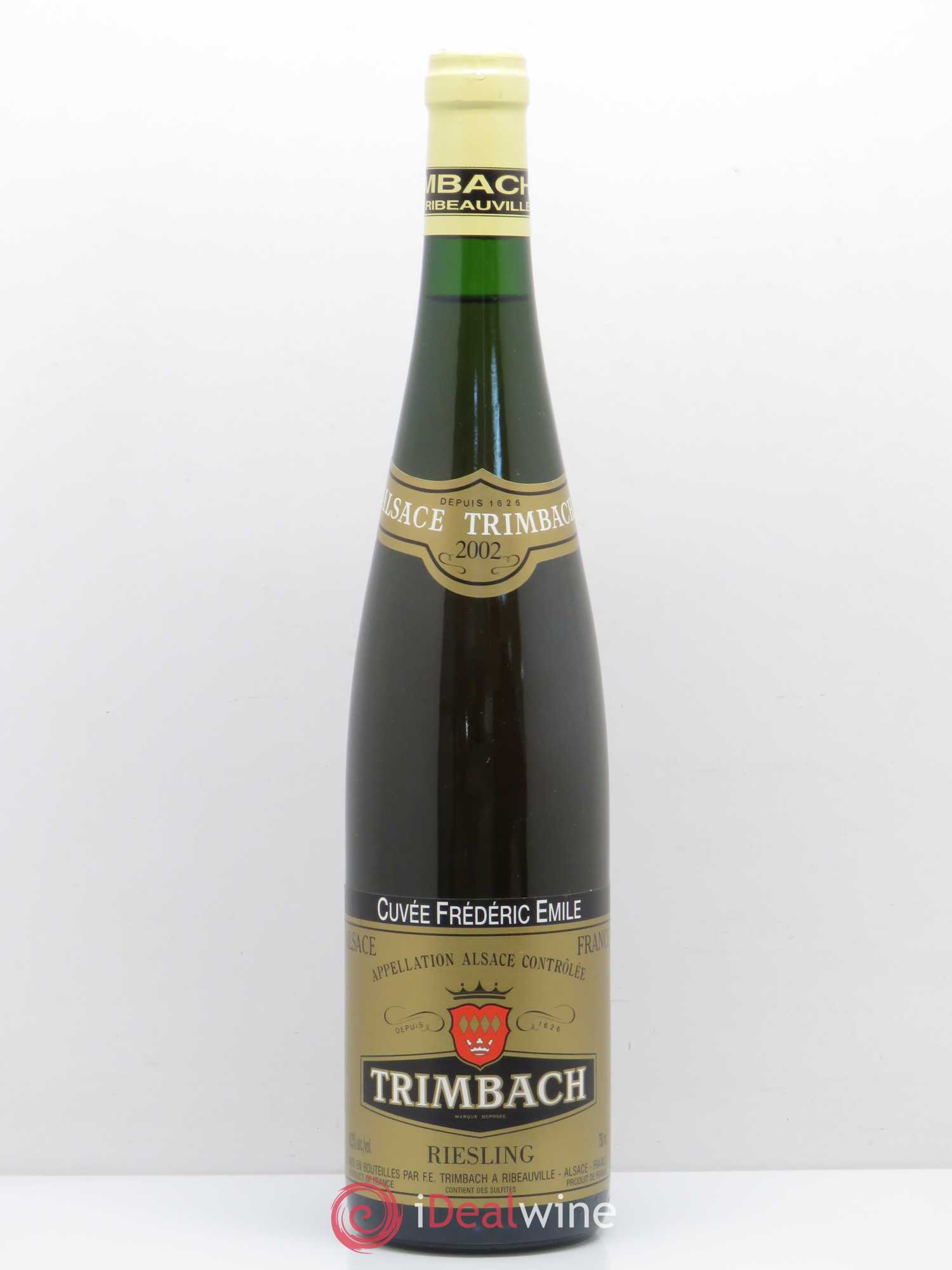 Alsace Riesling Cuvée Frédéric Emile Trimbach (Domaine) 2002 - Lot de 1 bouteille - 0