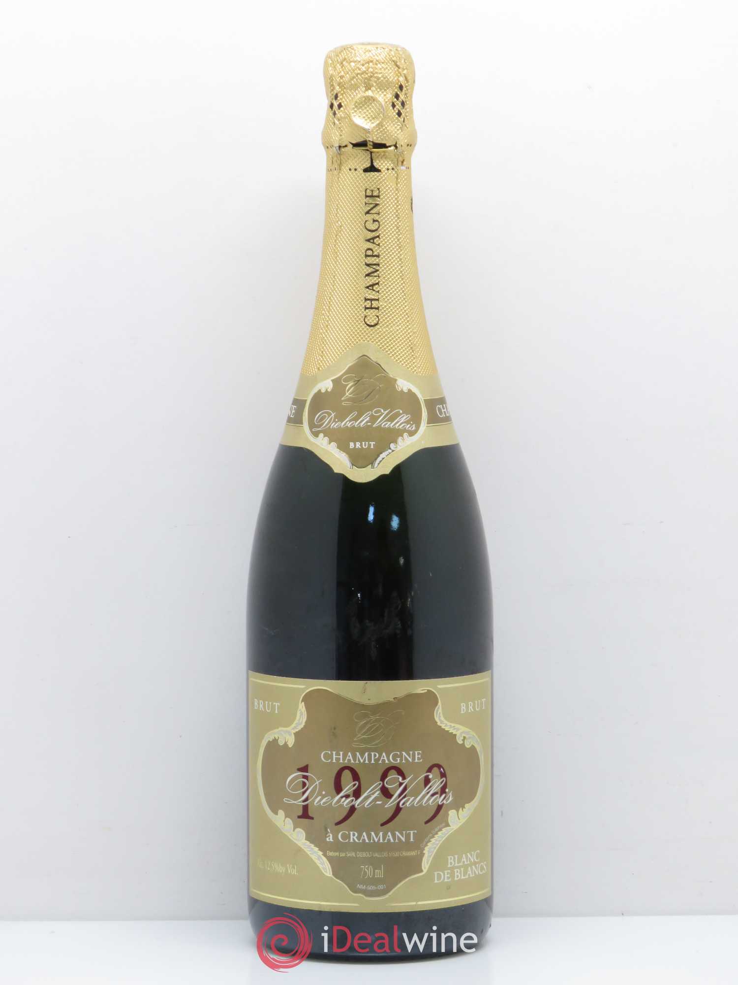 Champagne Blanc de blancs Diebolt Vallois 1999 - Posten von 1 Flasche - 0