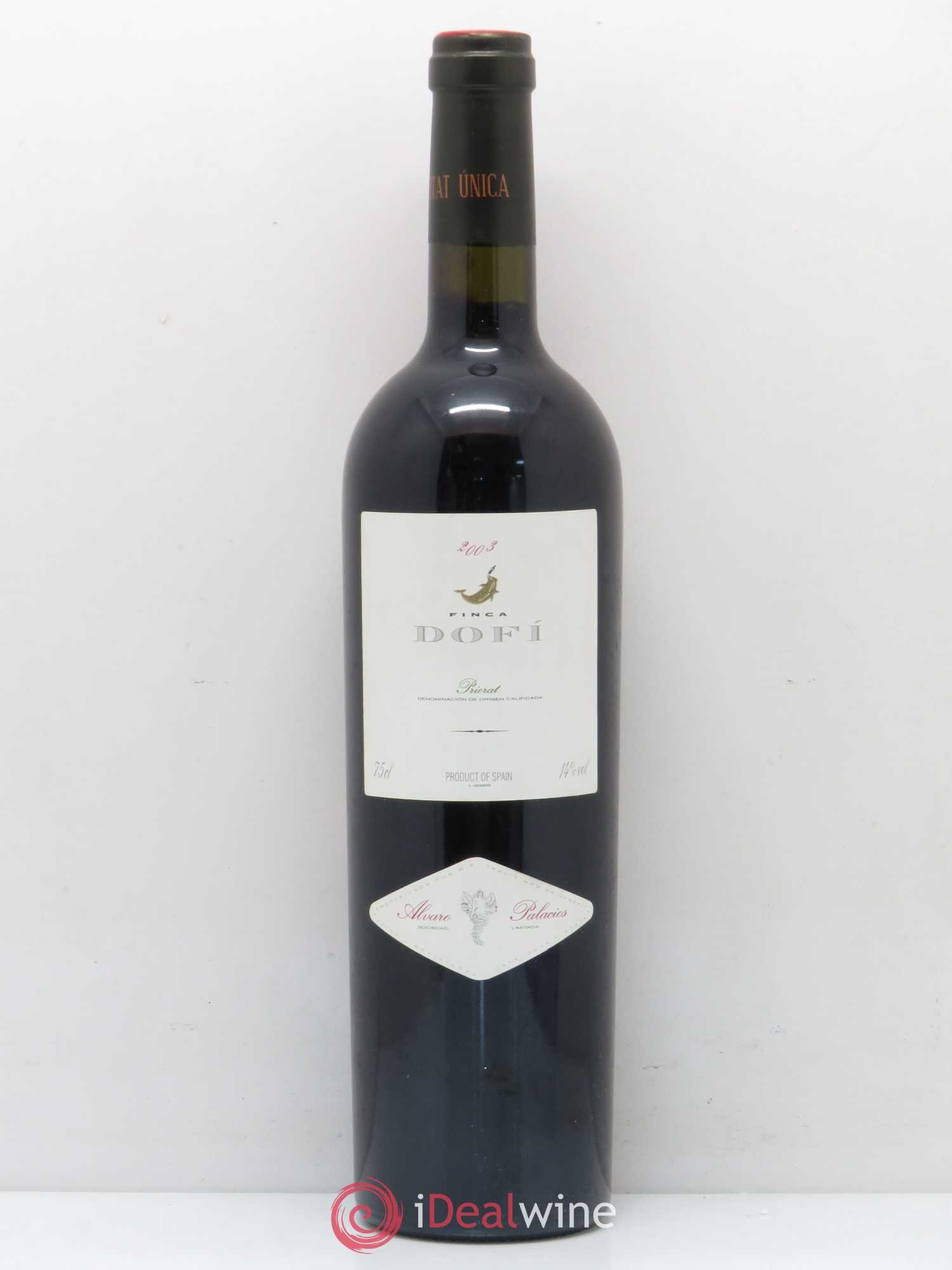 Priorat DOCa DOCA Finca Dofi Alvaro Palacios 2003 - Lot de 1 bouteille - 0