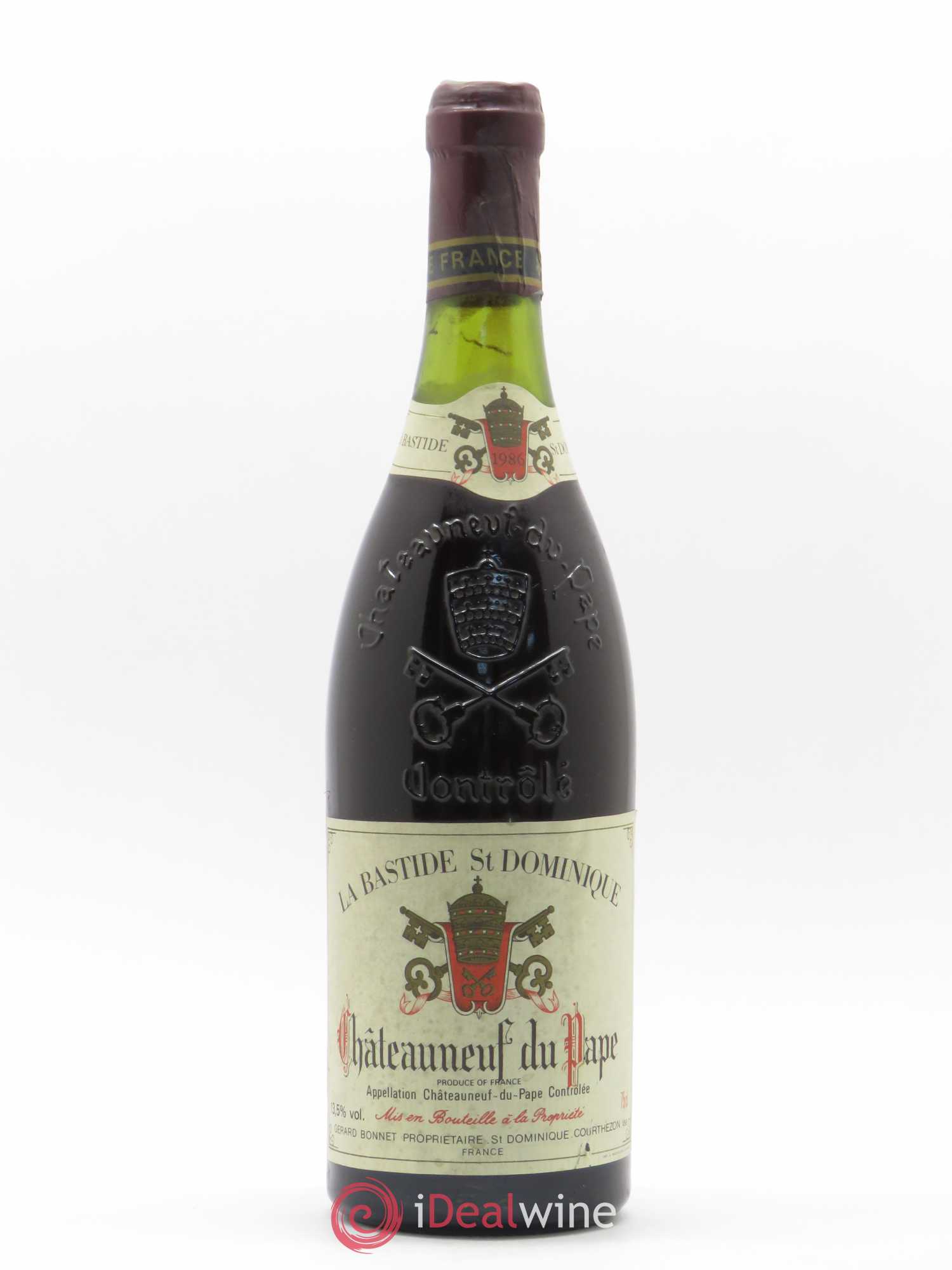 Châteauneuf-du-Pape La Bastide Saint Dominique 1986 - Posten von 1 Flasche - 0