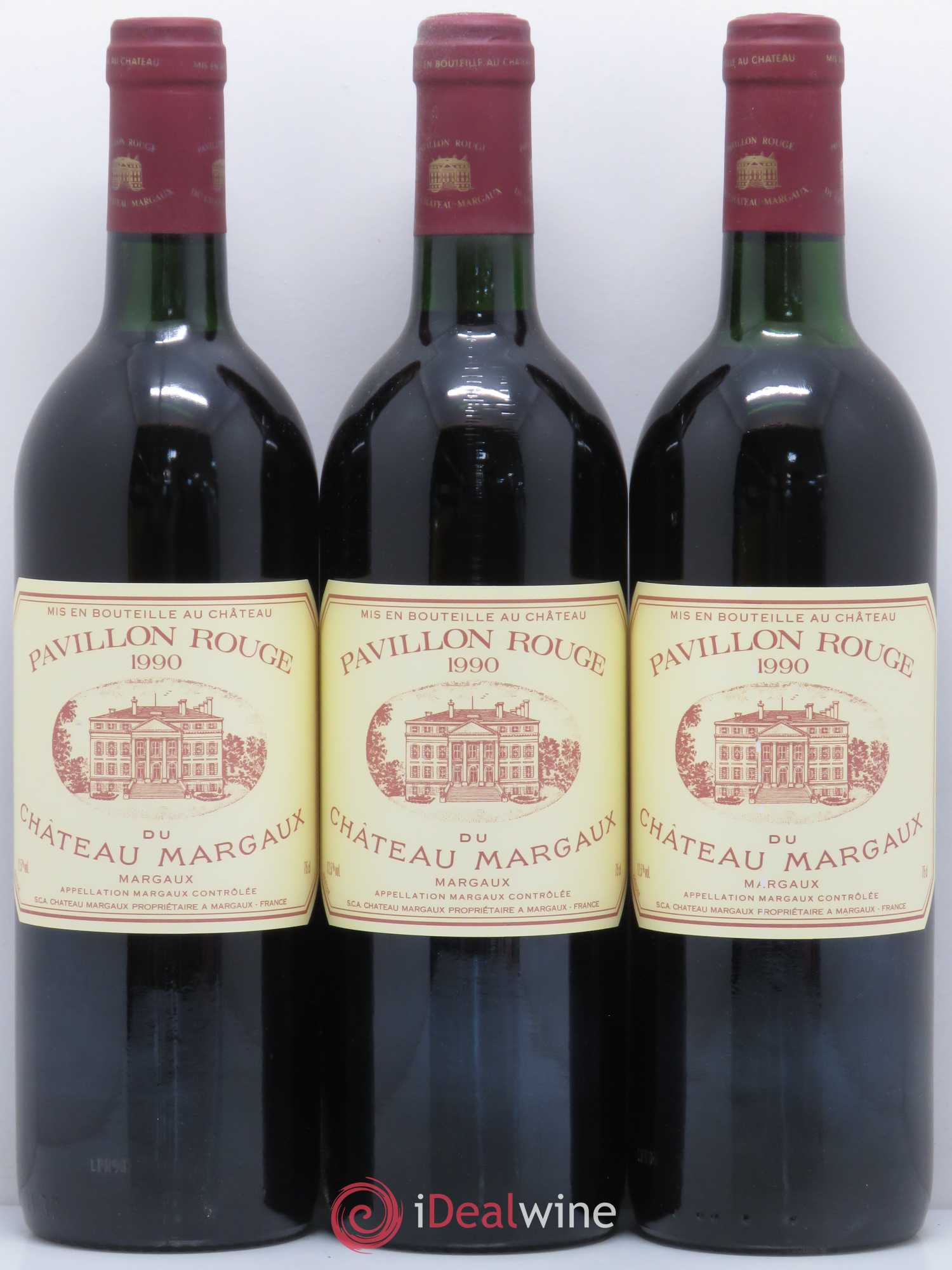 Pavillon Rouge du Château Margaux Second Vin 1990 - Lot de 12 bouteilles - 2