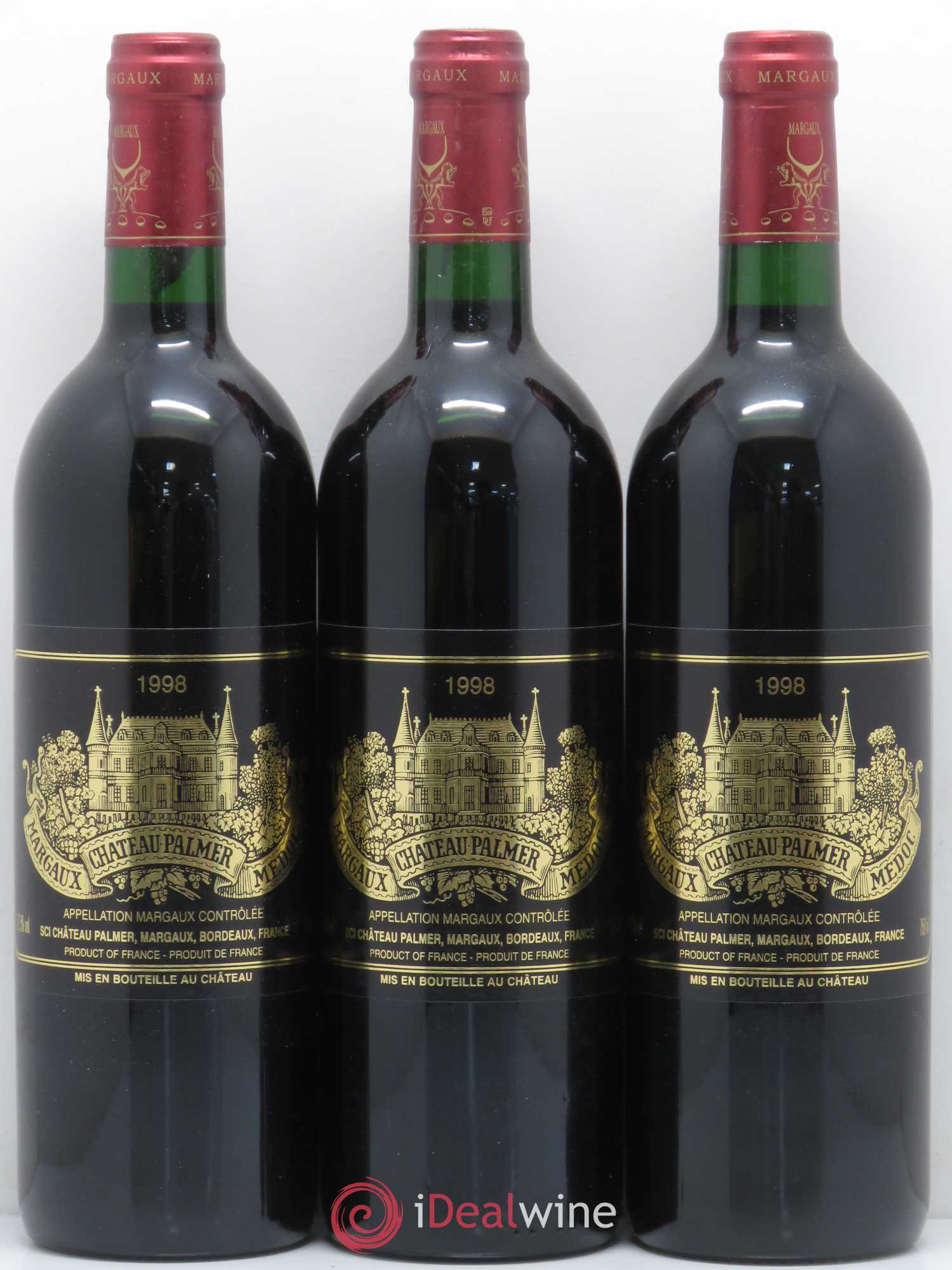 Château Palmer 3ème Grand Cru Classé 1998 - Lot de 12 bouteilles - 4