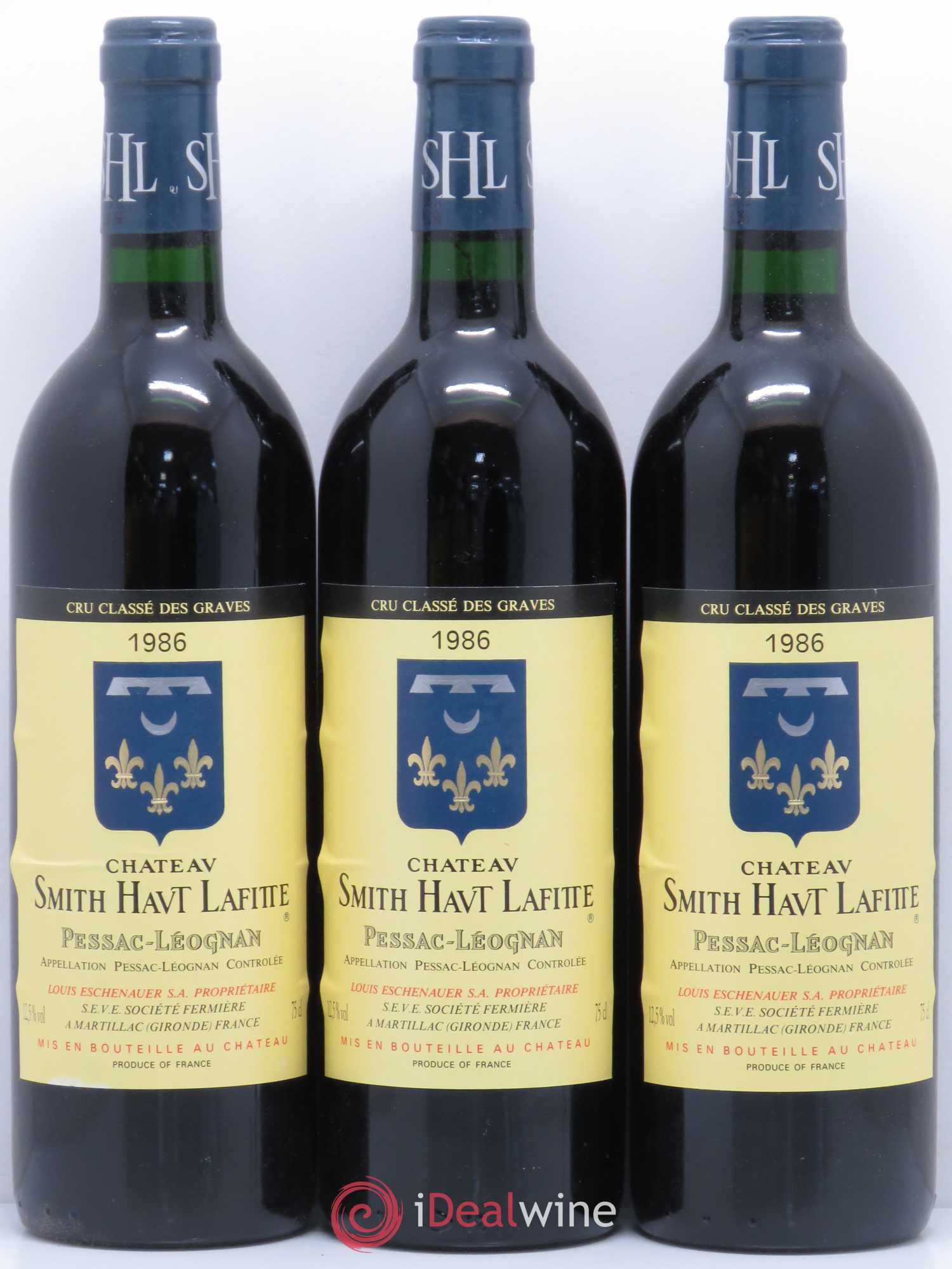 Château Smith Haut Lafitte Cru Classé de Graves 1986 - Lot de 12 bouteilles - 2