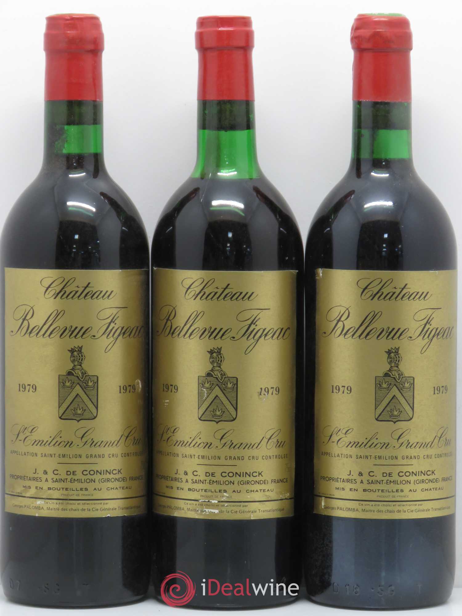 Bordeaux Château Bellevue 1979 - Lot de 12 bouteilles - 1