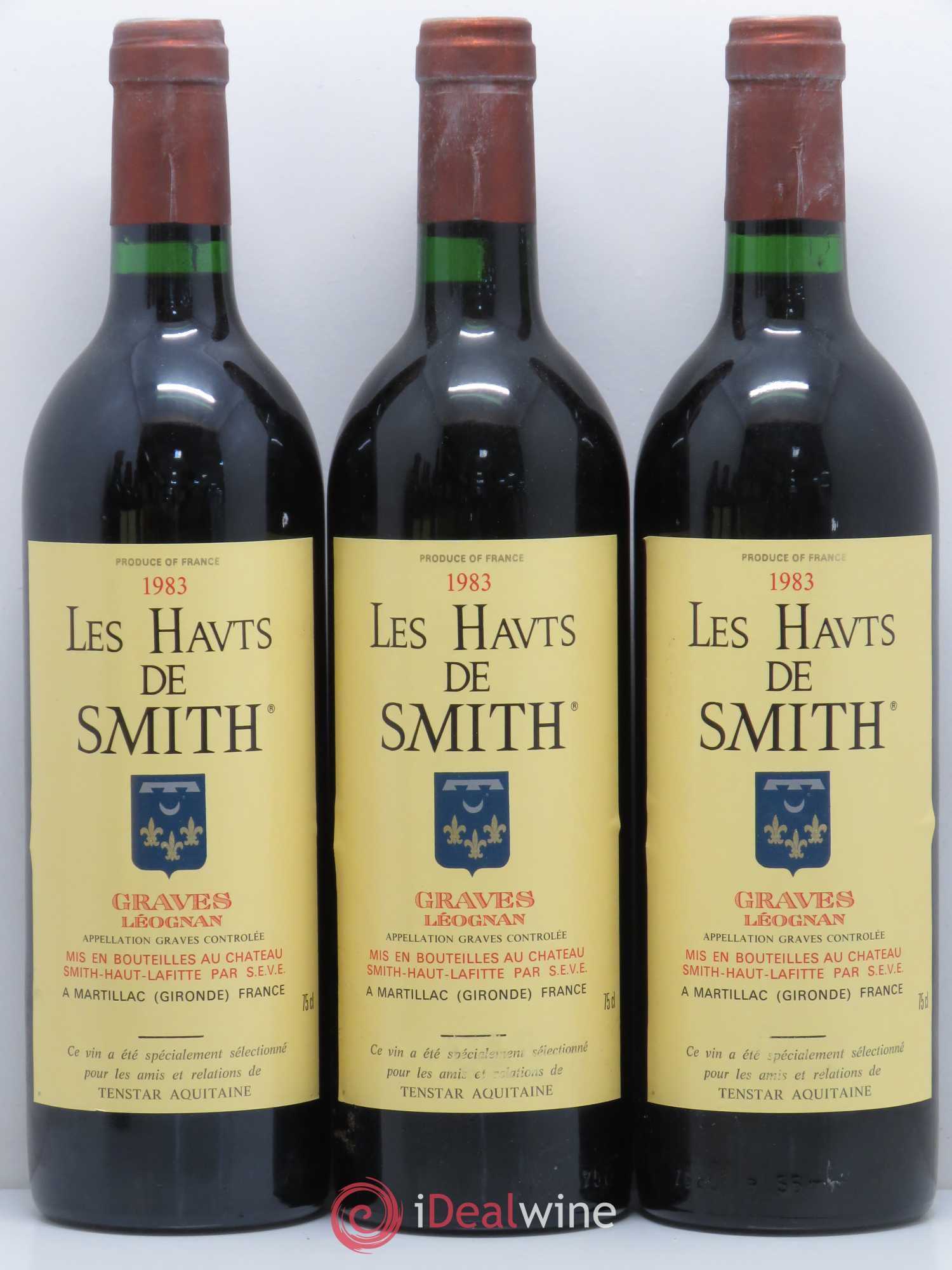 Les Hauts de Smith Second Vin (senza prezzo di riserva) 1983 - Lotto di 12 bottiglie - 1