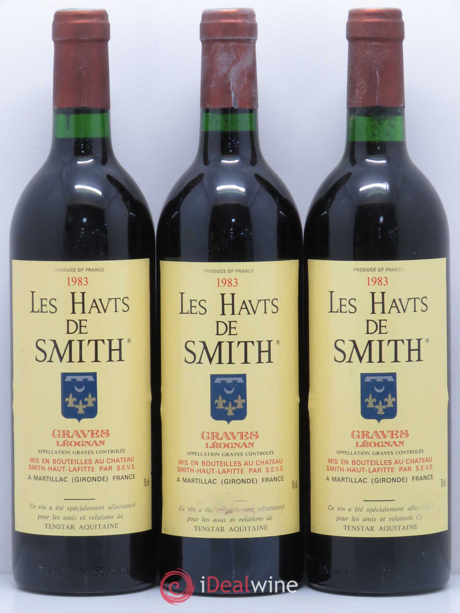 Les Hauts de Smith Second Vin (senza prezzo di riserva) 1983 - Lotto di 12 bottiglie - 3