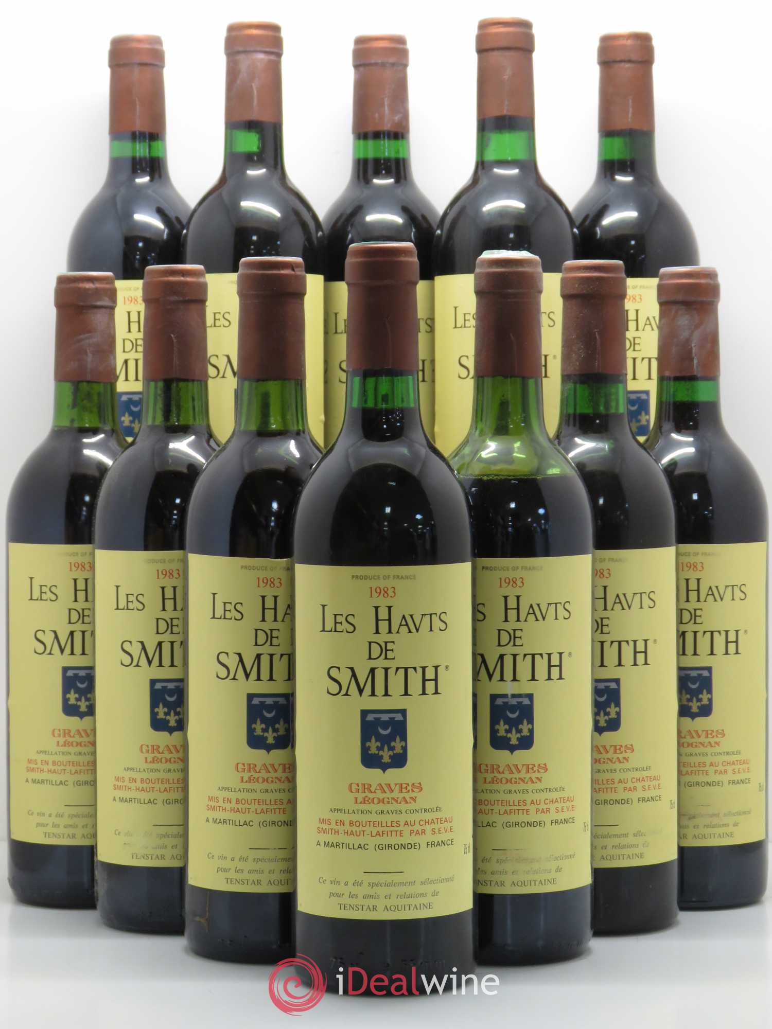 Les Hauts de Smith Second Vin (senza prezzo di riserva) 1983 - Lotto di 12 bottiglie - 0