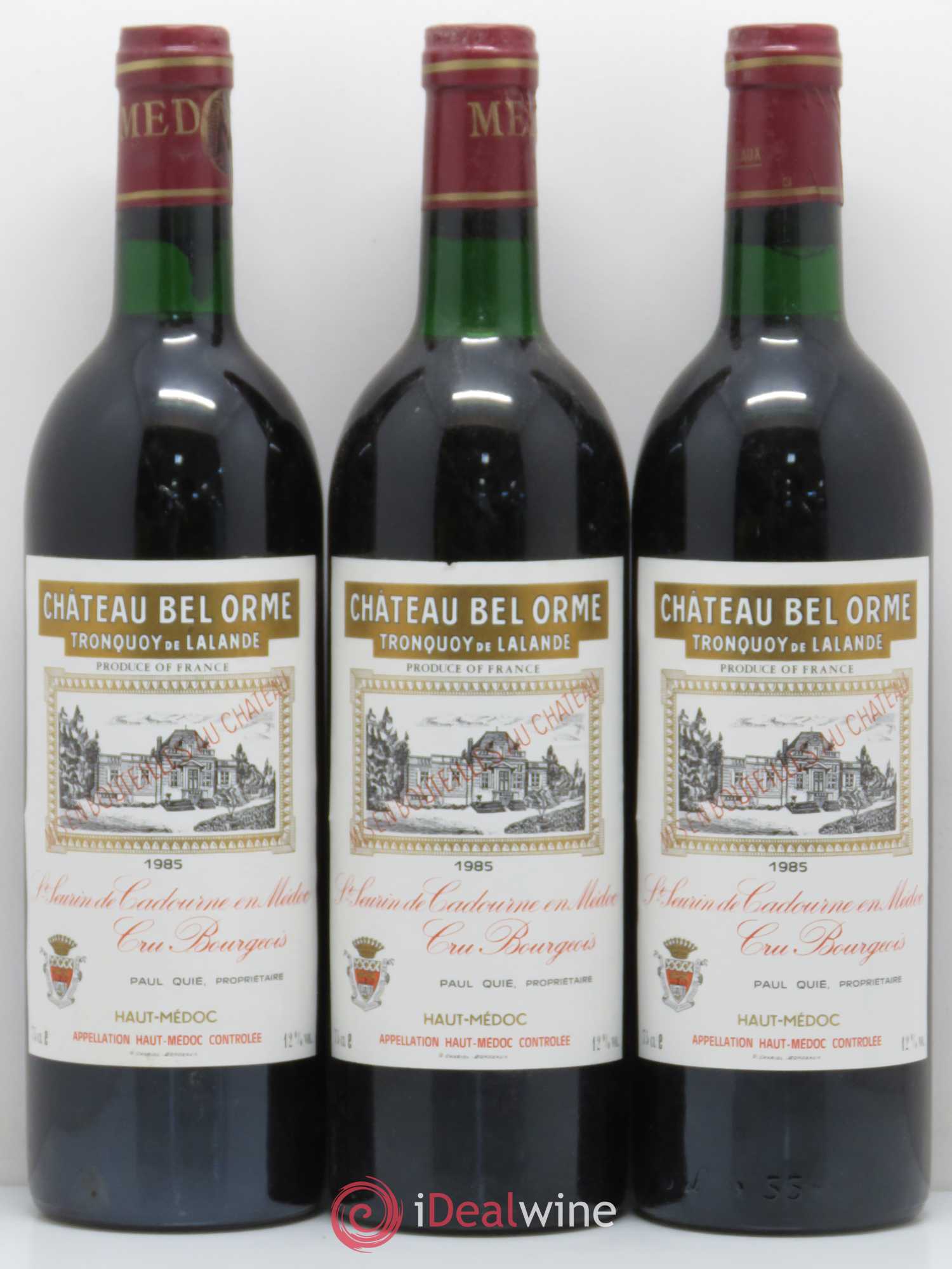 Château Bel Orme Tronquoy de Lalande Cru Bourgeois  (sans prix de réserve) 1985 - Lot de 6 bouteilles - 2