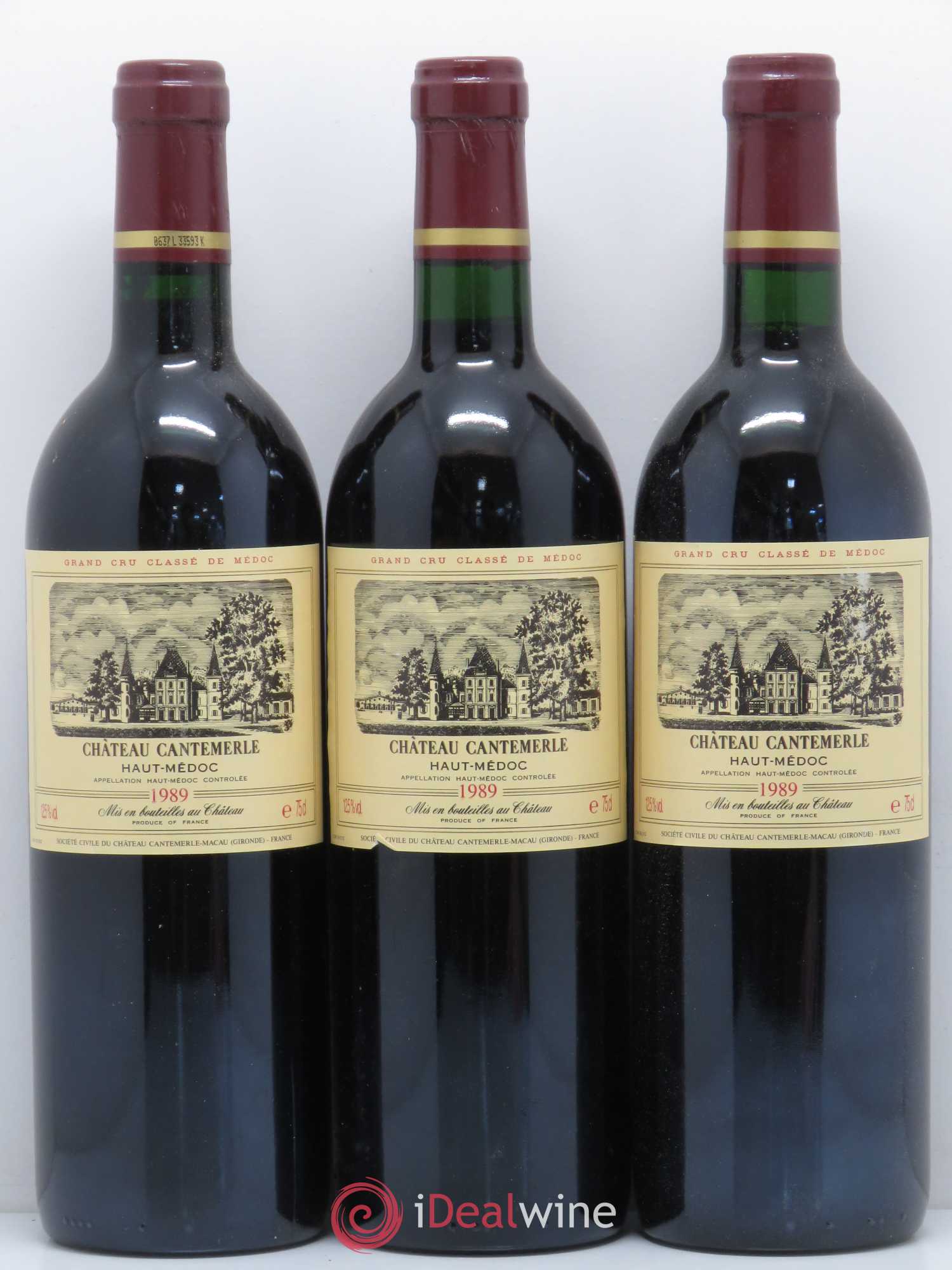 Château Cantemerle 5ème Grand Cru Classé 1989 - Lot de 12 bouteilles - 2