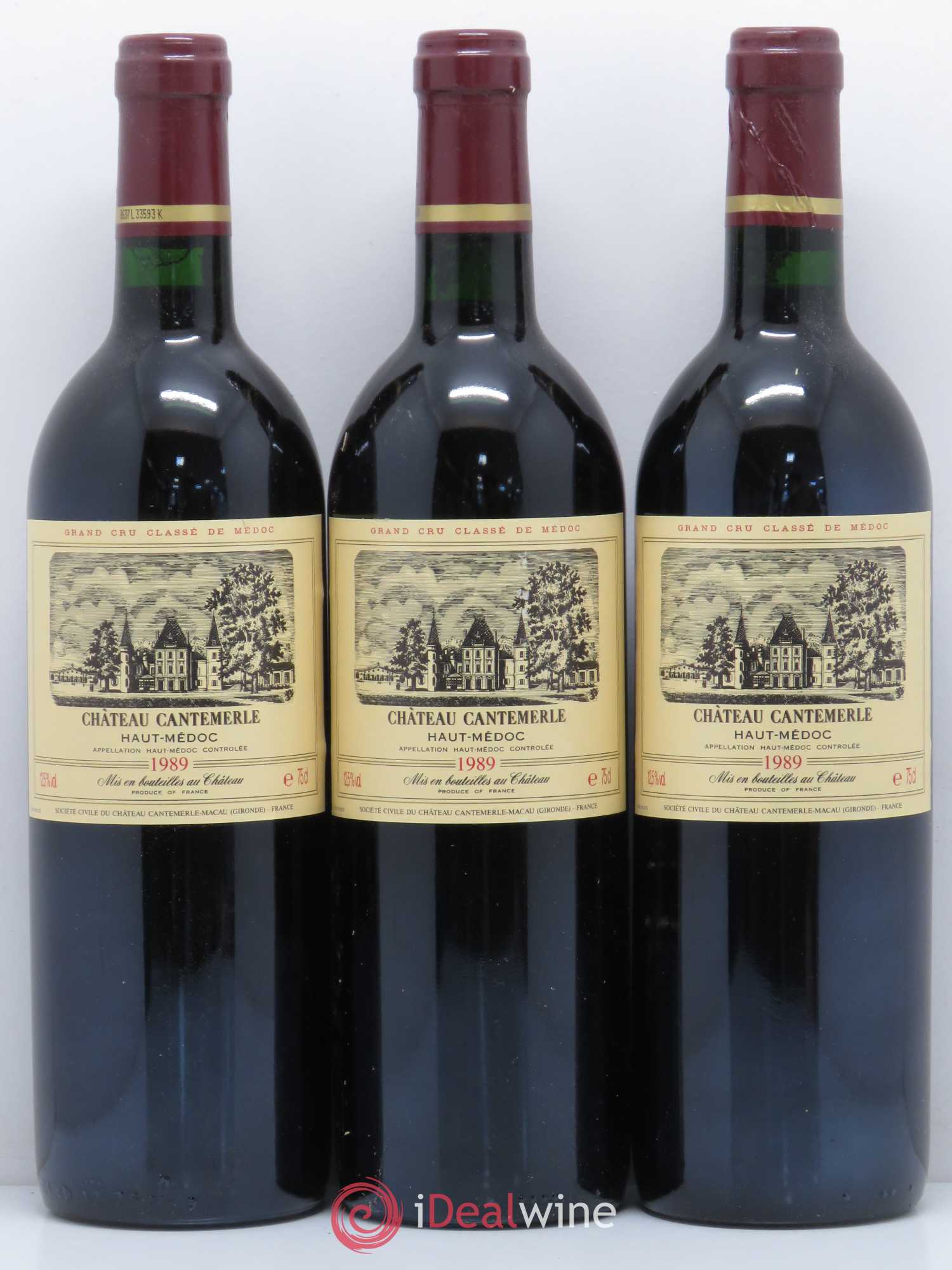 Château Cantemerle 5ème Grand Cru Classé 1989 - Lot de 12 bouteilles - 4