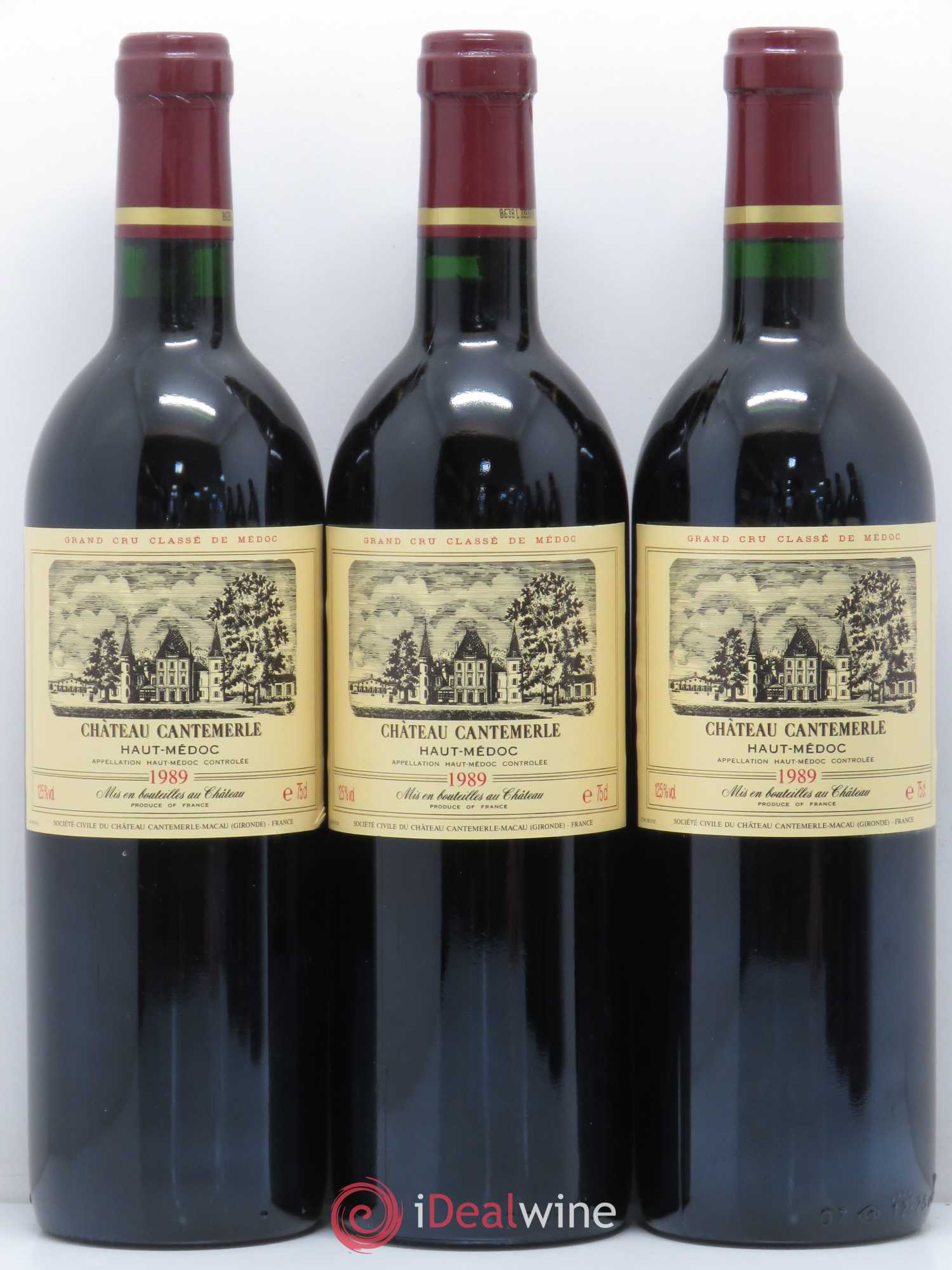 Château Cantemerle 5ème Grand Cru Classé 1989 - Lot de 12 bouteilles - 2
