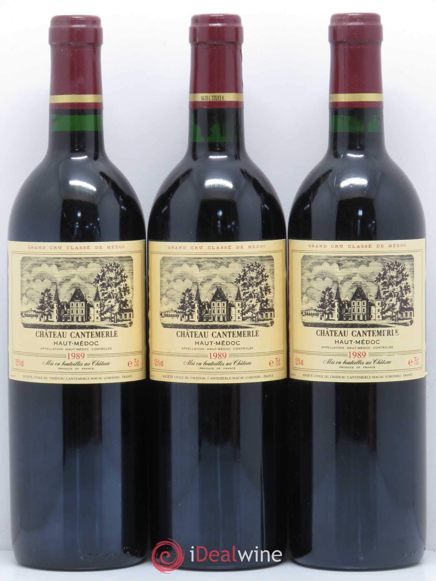 Château Cantemerle 5ème Grand Cru Classé 1989 - Lot de 12 bouteilles - 3