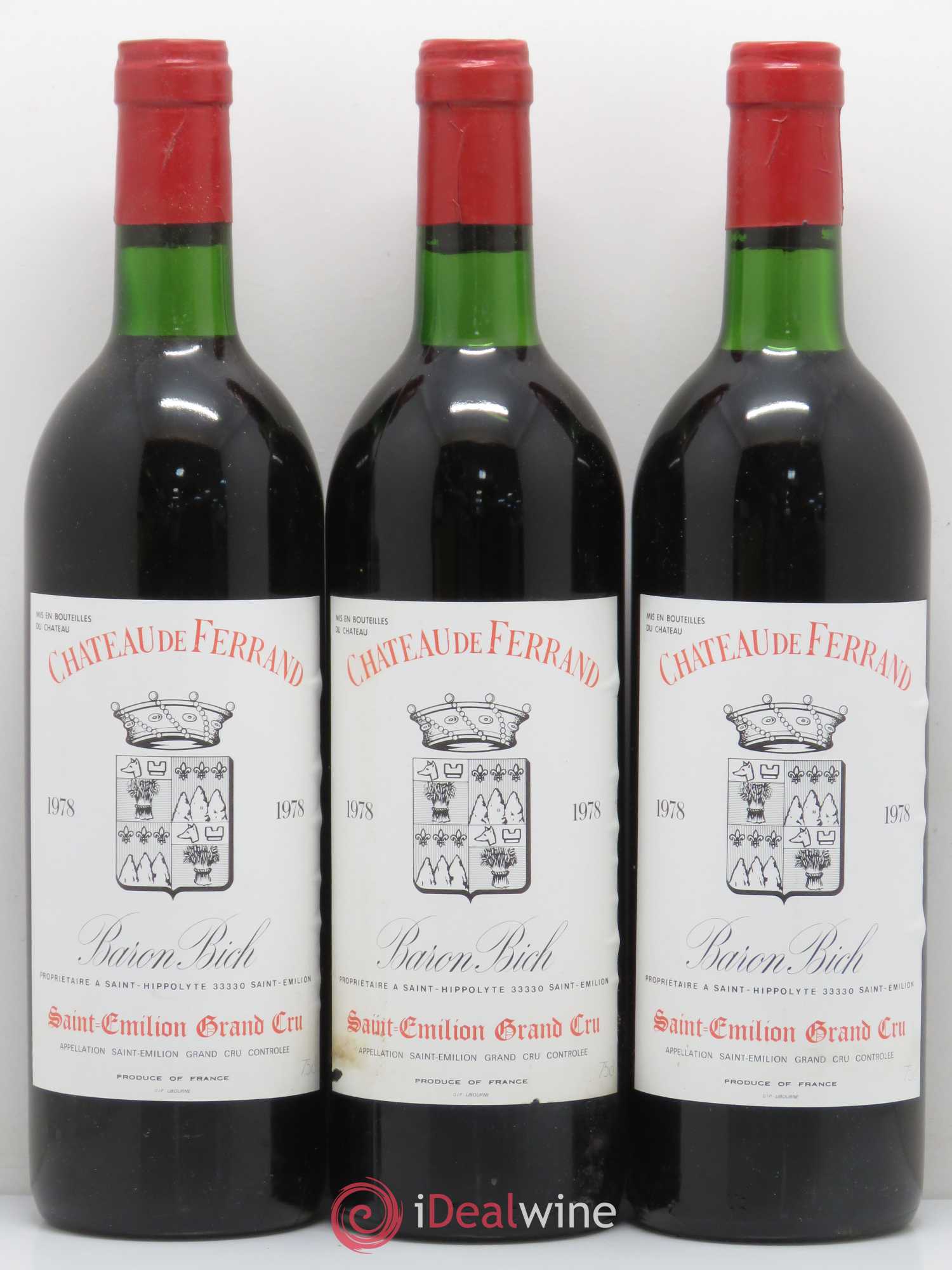 Château de Ferrand Grand Cru Classé (sans prix de réserve) 1978 - Lot de 12 bouteilles - 2