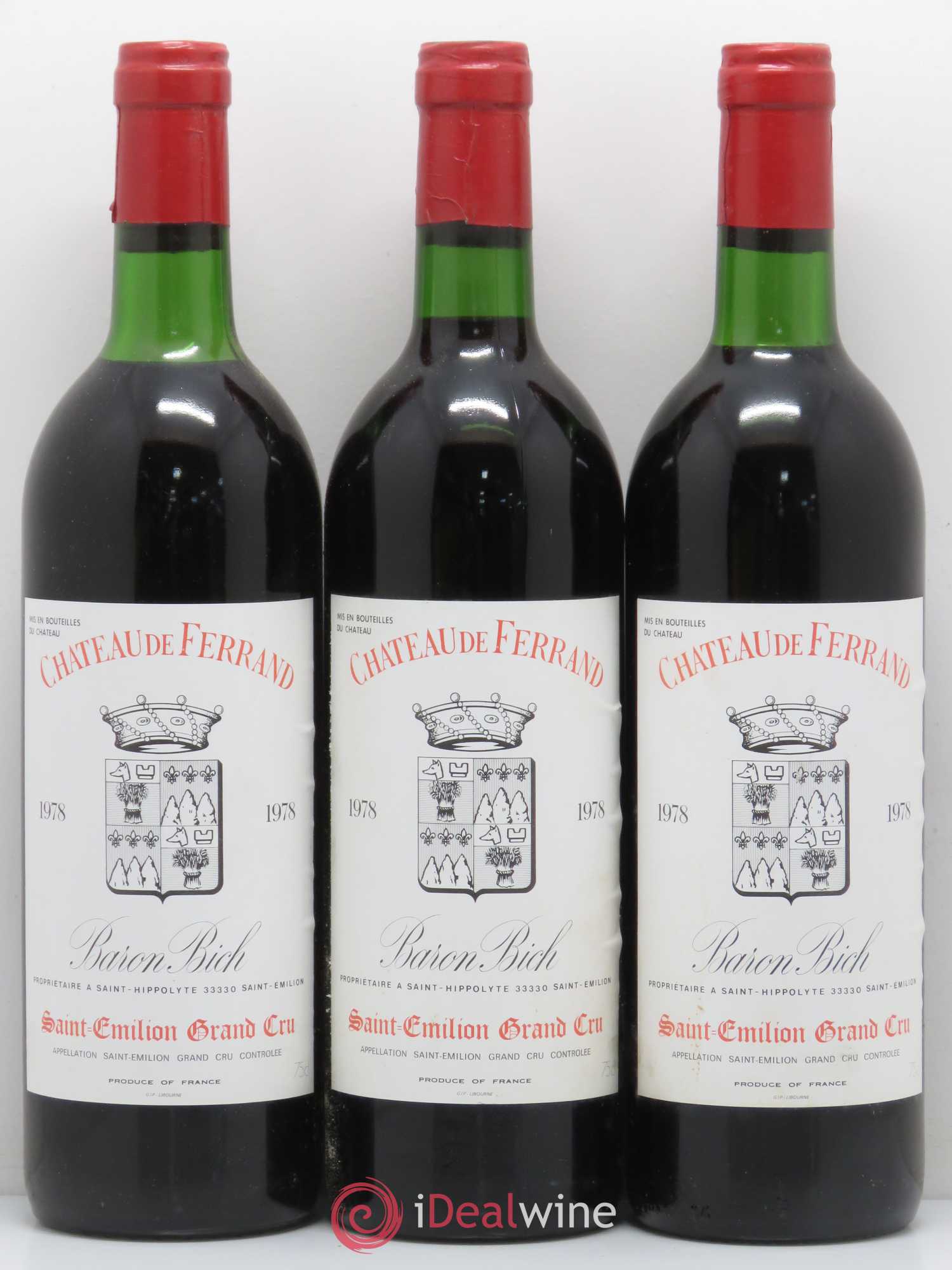 Château de Ferrand Grand Cru Classé (sans prix de réserve) 1978 - Lot de 12 bouteilles - 3