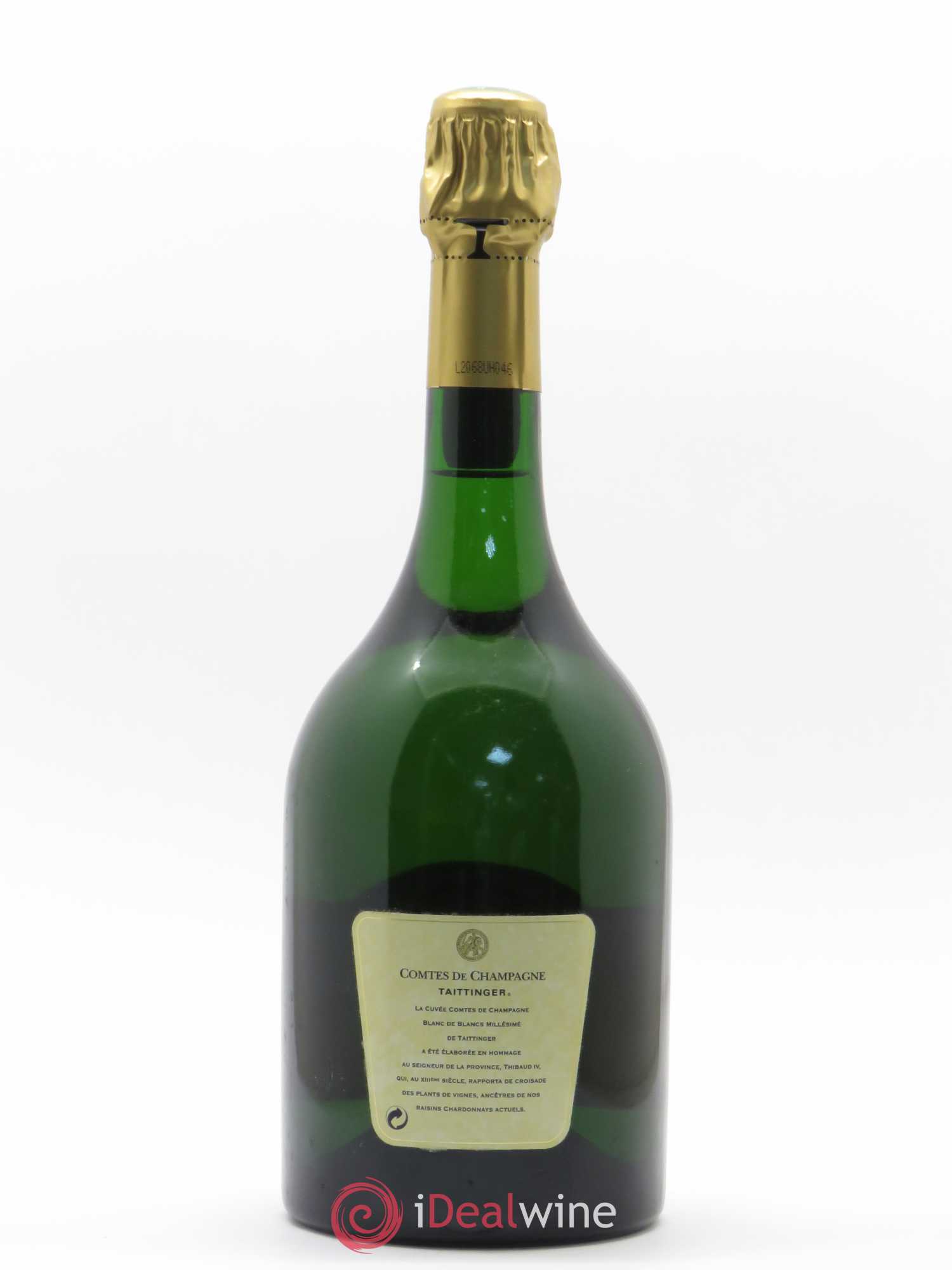 Comtes de Champagne Taittinger 1995 - Lot de 1 bouteille - 1