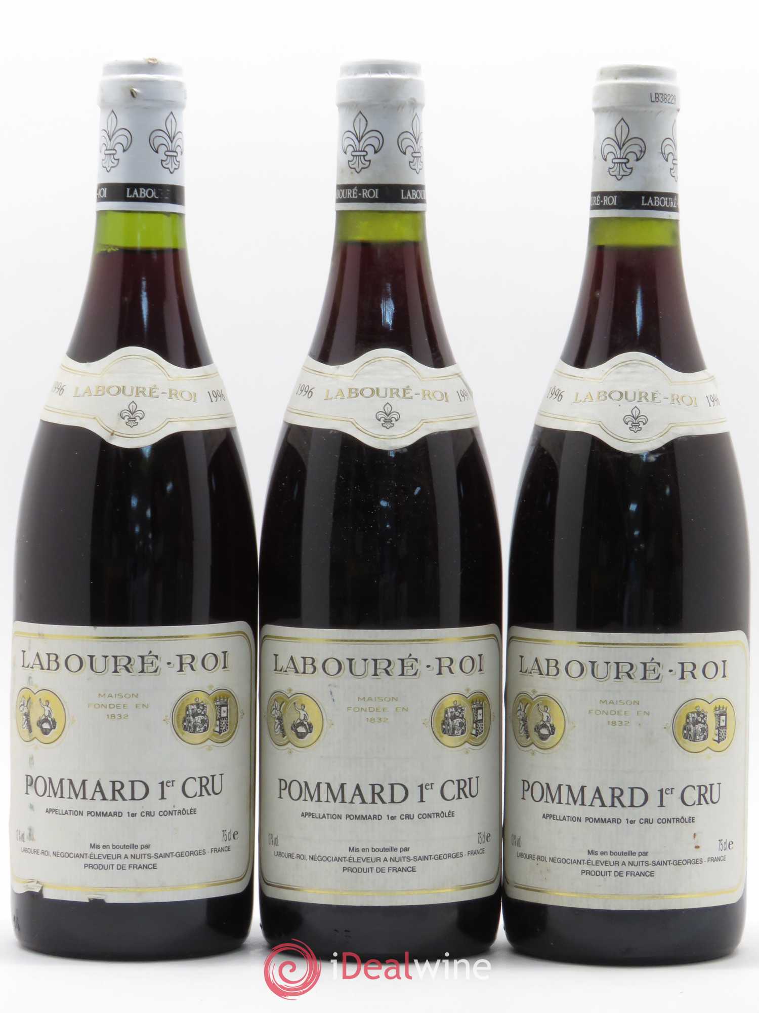 Pommard 1er Cru Labouré Roi 1996 - Lot de 3 bouteilles - 0