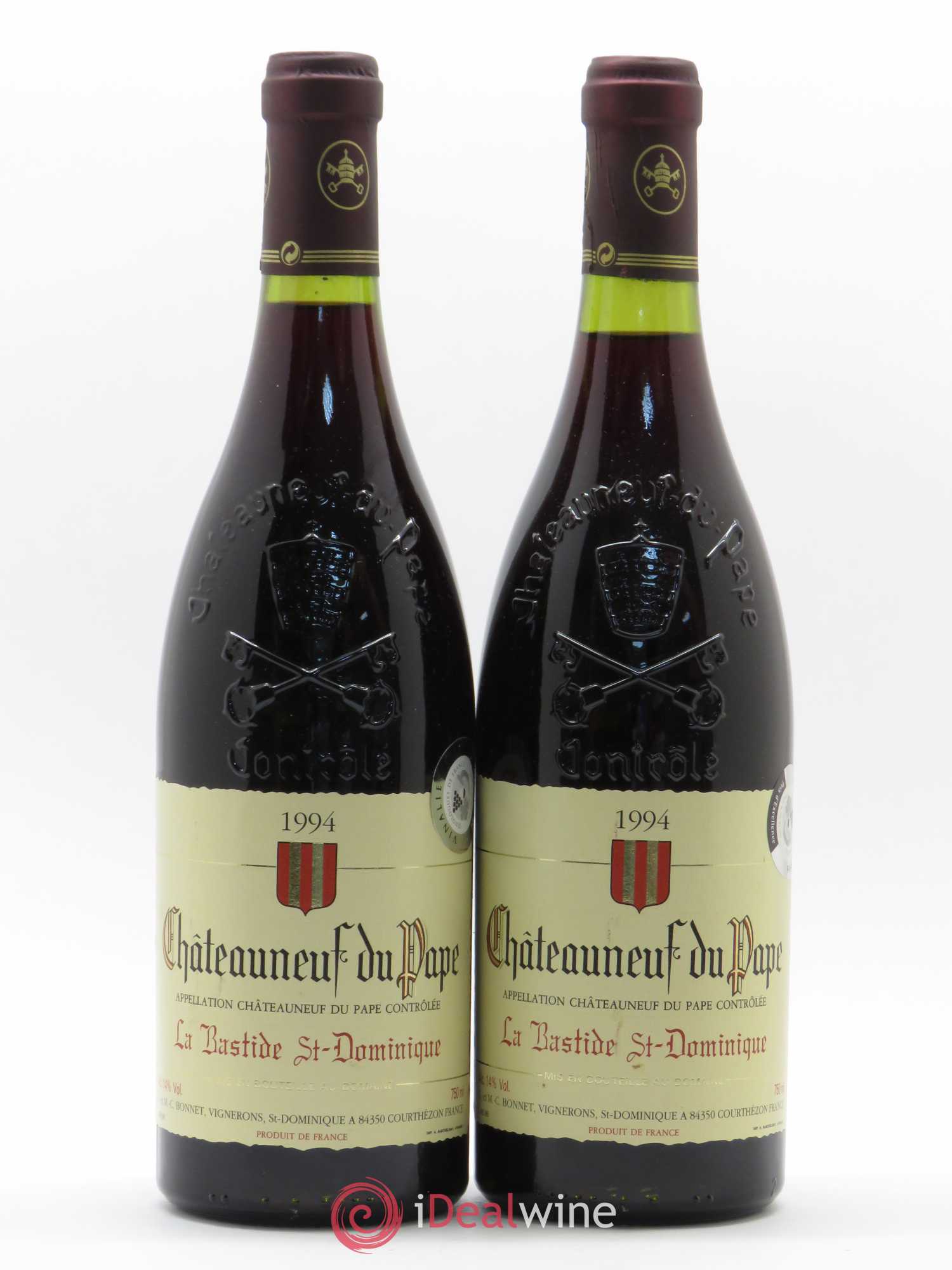 Châteauneuf-du-Pape La Bastide Saint Dominique 1994 - Posten von 2 Flaschen - 0