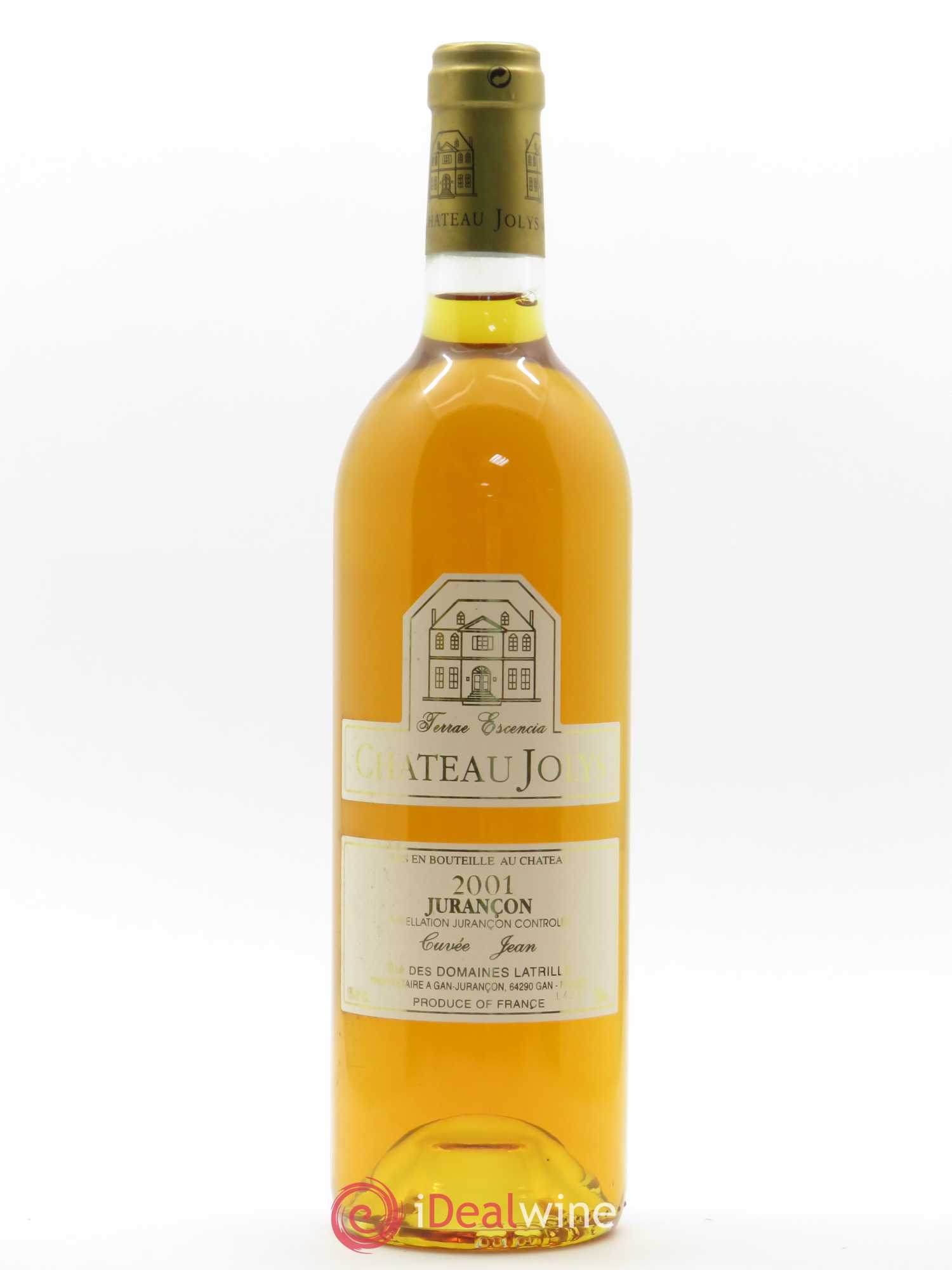 Jurançon Château Jolys Cuvée Jean 2001 - Posten von 1 Flasche - 0
