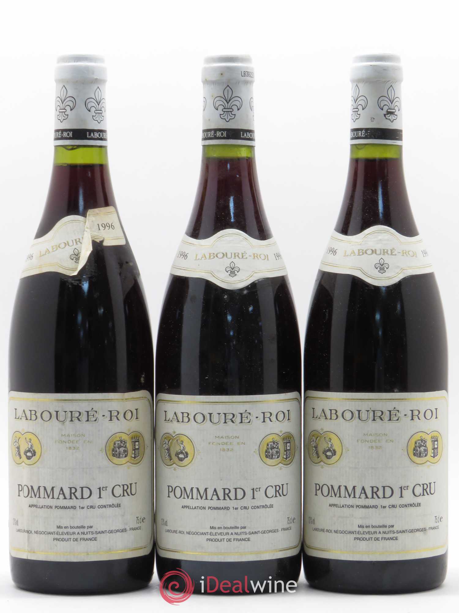 Pommard 1er Cru Labouré Roi 1996 - Lot de 3 bouteilles - 0