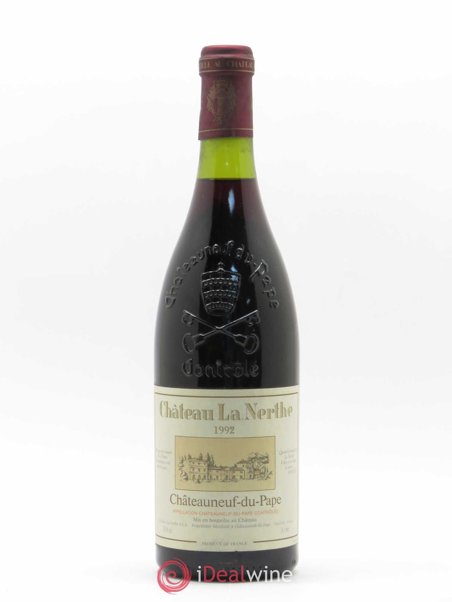 Châteauneuf-du-Pape Château la Nerthe Famille Richard 1992 - Lot de 1 bouteille - 0