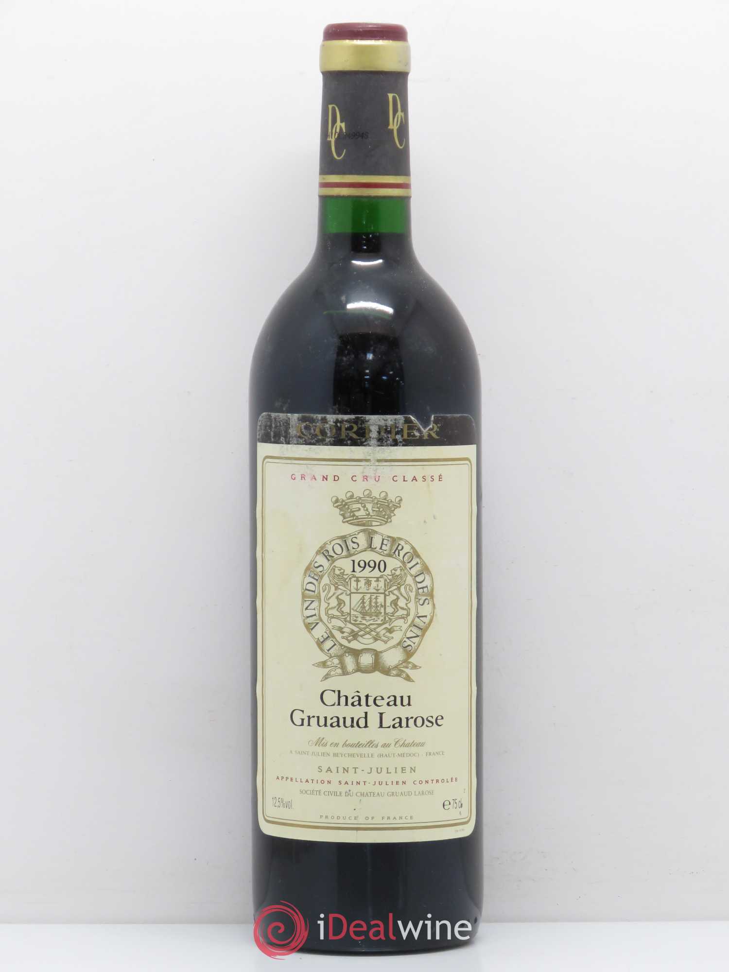 Château Gruaud Larose 2ème Grand Cru Classé 1990 - Lot de 1 bouteille - 0