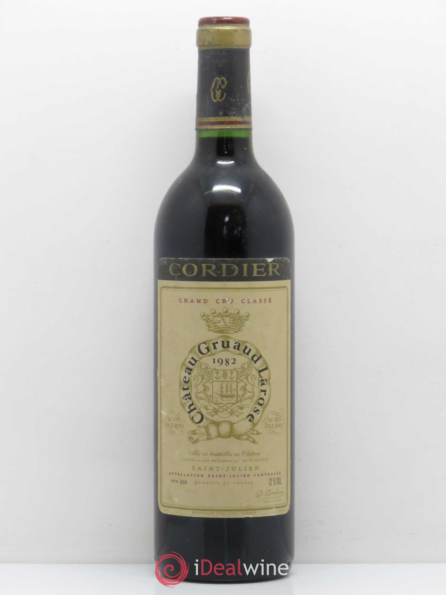 Château Gruaud Larose 2ème Grand Cru Classé 1982 - Lot de 1 bouteille - 0
