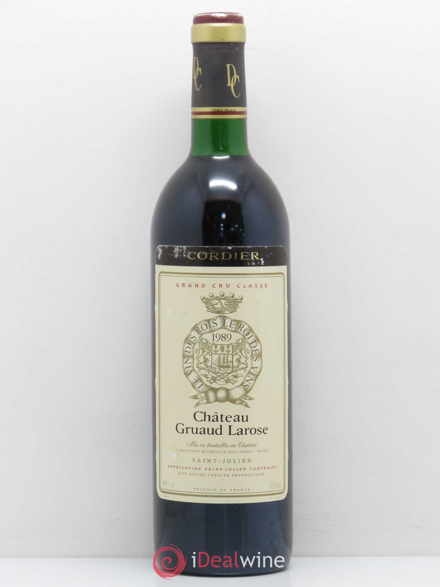 Château Gruaud Larose 2ème Grand Cru Classé 1989 - Lot de 1 bouteille - 0