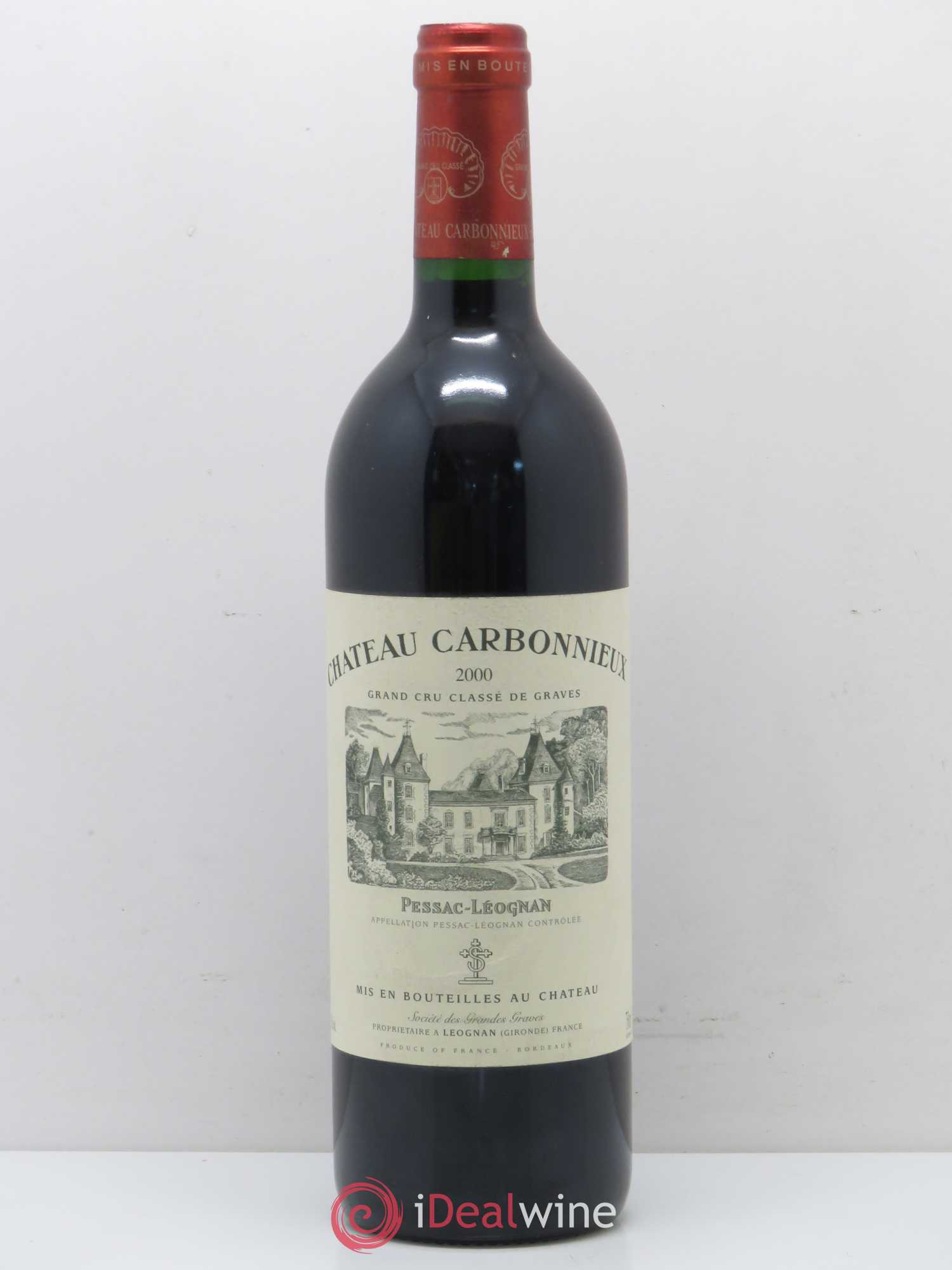 Château Carbonnieux Cru Classé de Graves 2000 - Lot de 1 bouteille - 0