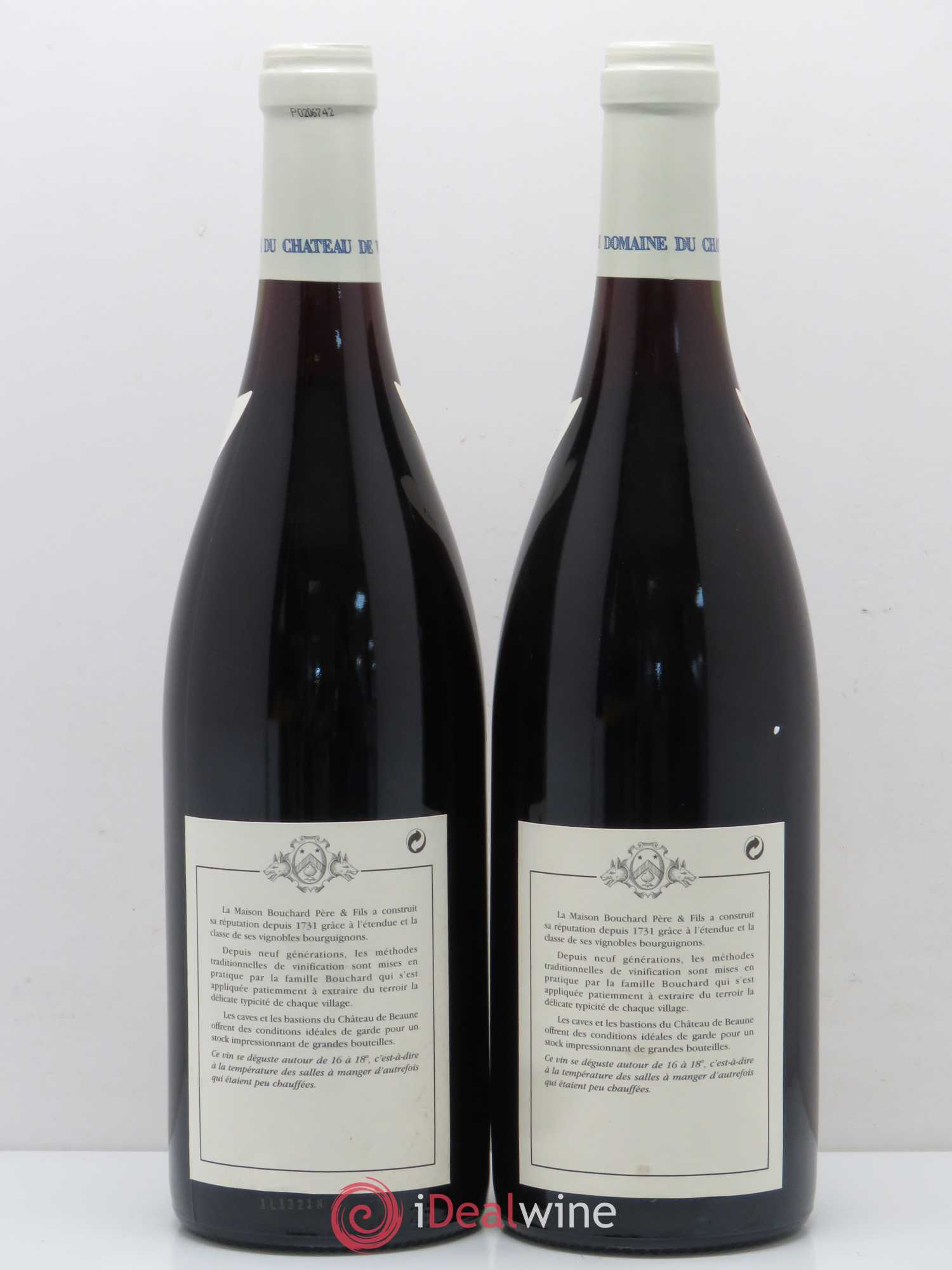 Vosne-Romanée 1er Cru Aux Reignots Ch. de Vosne-Romanée Comte Liger-Belair (Domaine du) 2000 - Lot de 2 bouteilles - 1