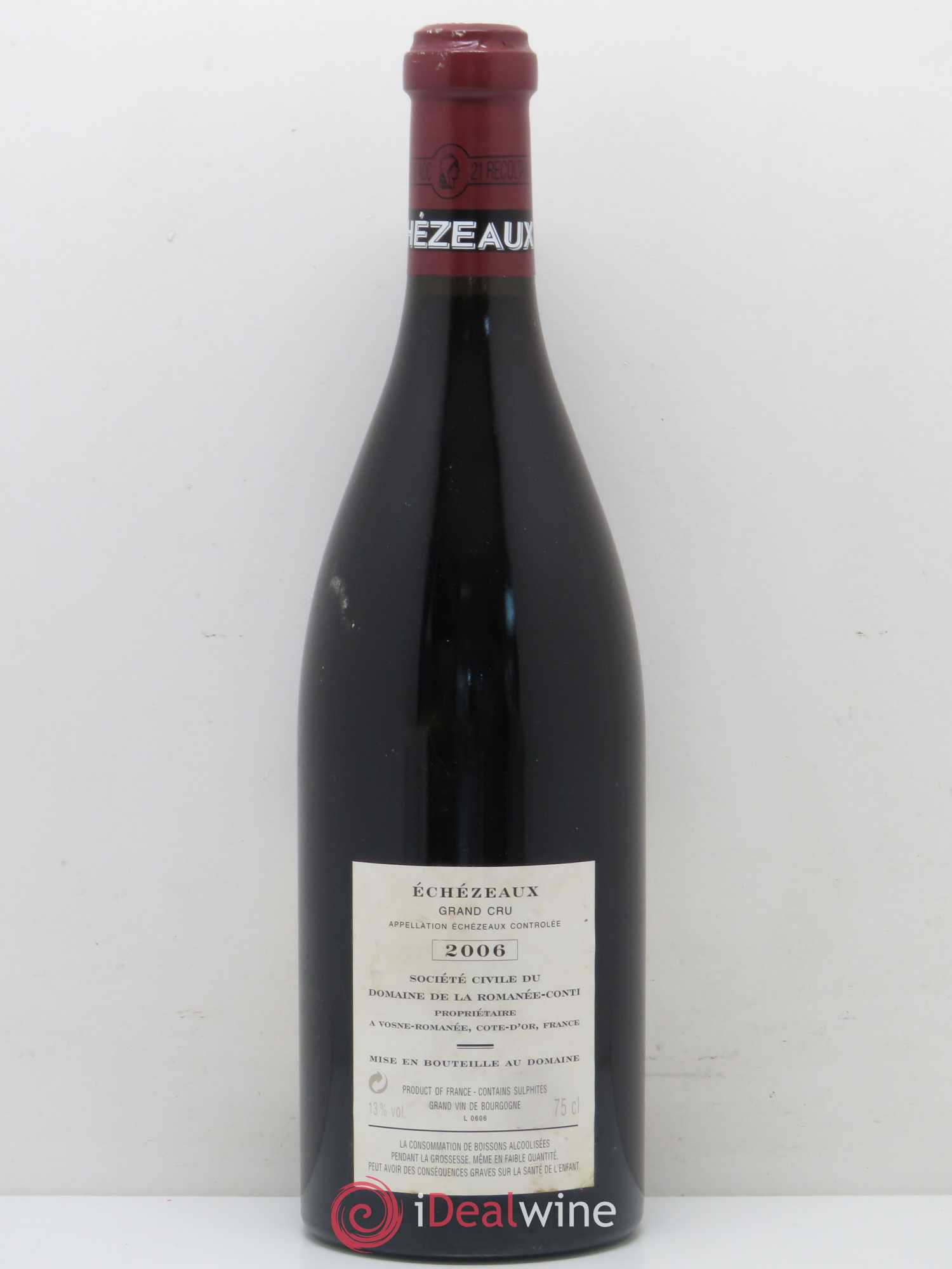 Echezeaux Grand Cru Domaine de la Romanée-Conti 2006 - Lot de 1 bouteille - 1