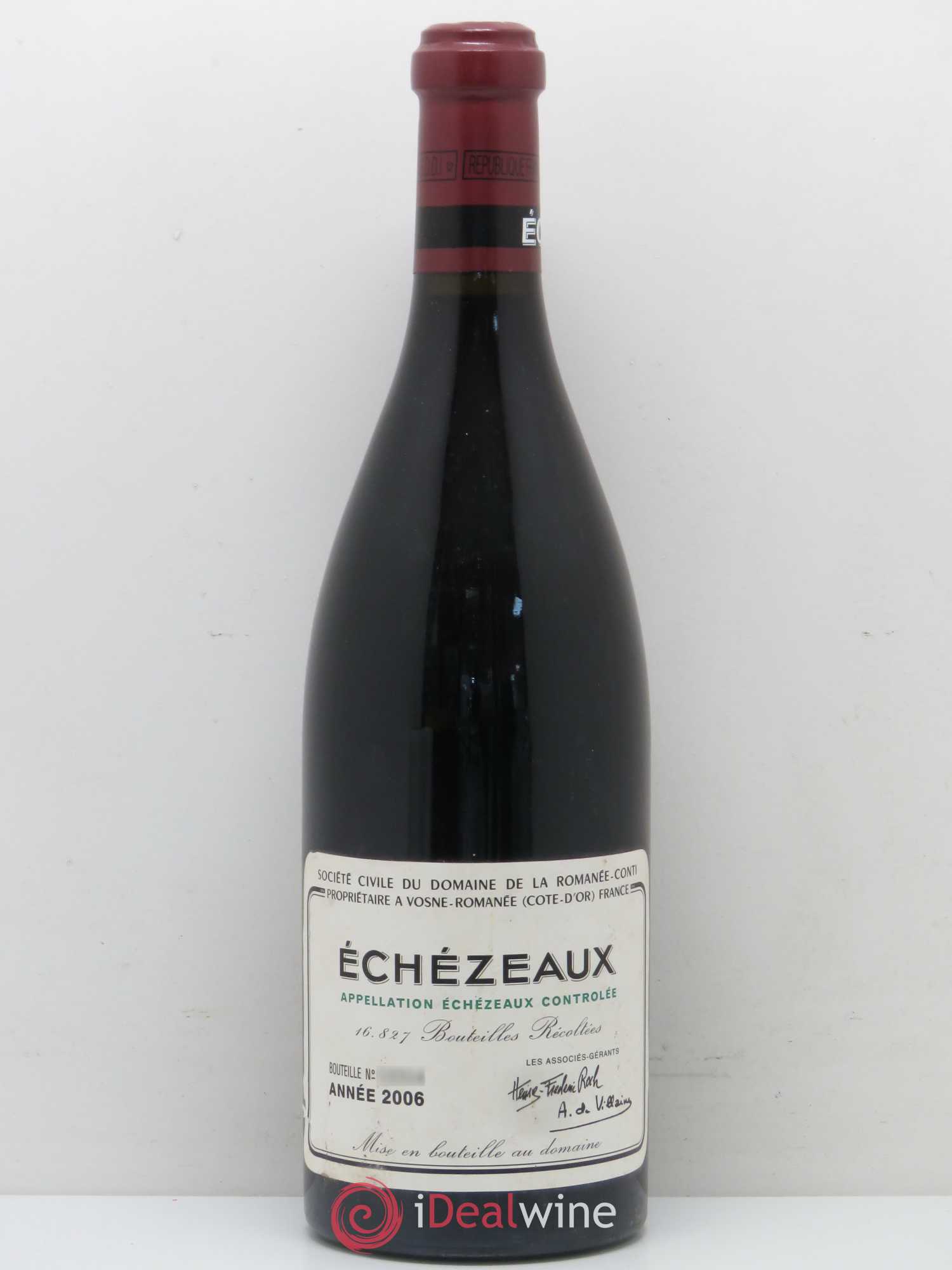 Echezeaux Grand Cru Domaine de la Romanée-Conti 2006 - Lot de 1 bouteille - 0