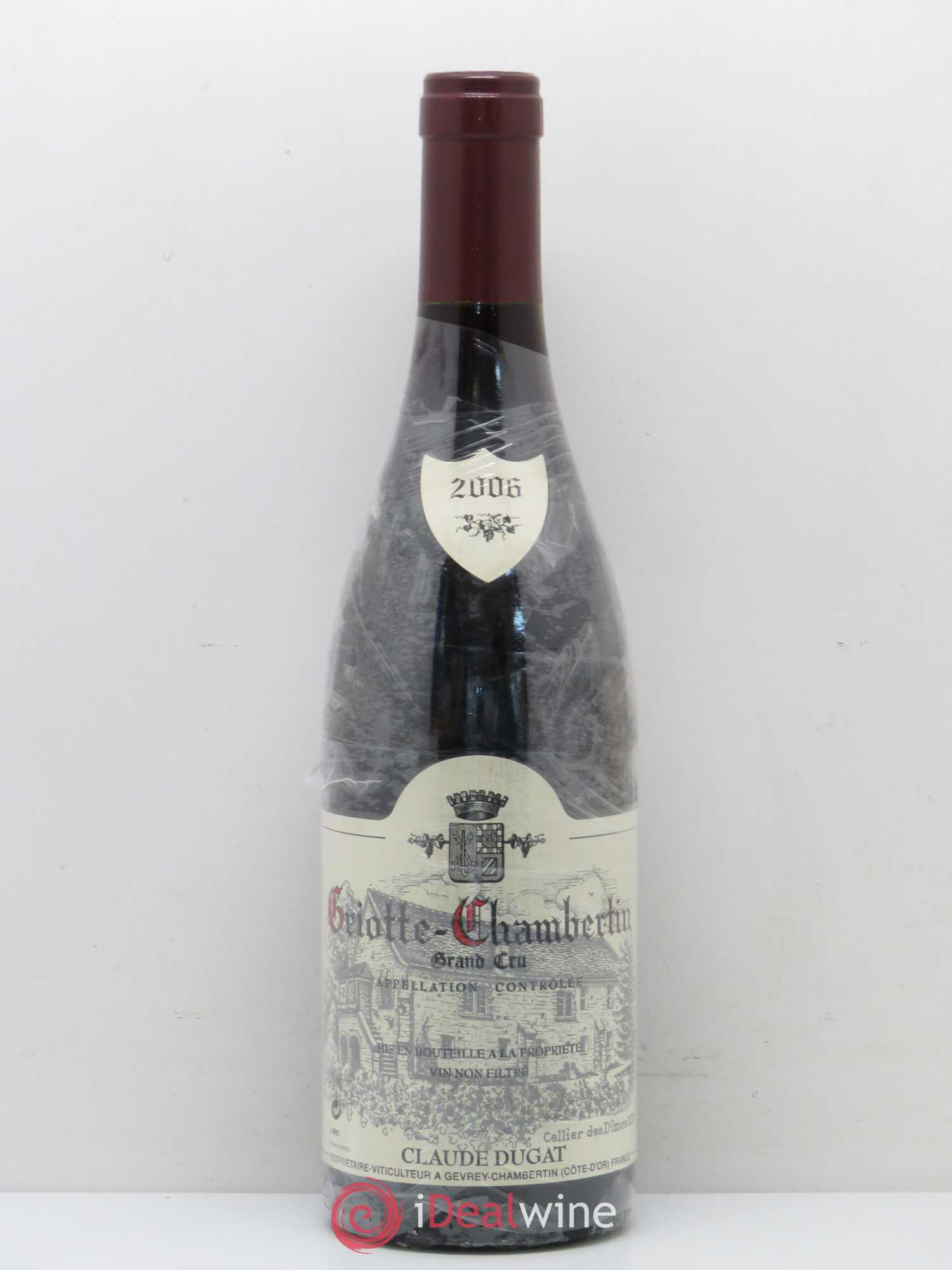 Griotte-Chambertin Grand Cru Claude Dugat 2006 - Lot de 1 bouteille - 0