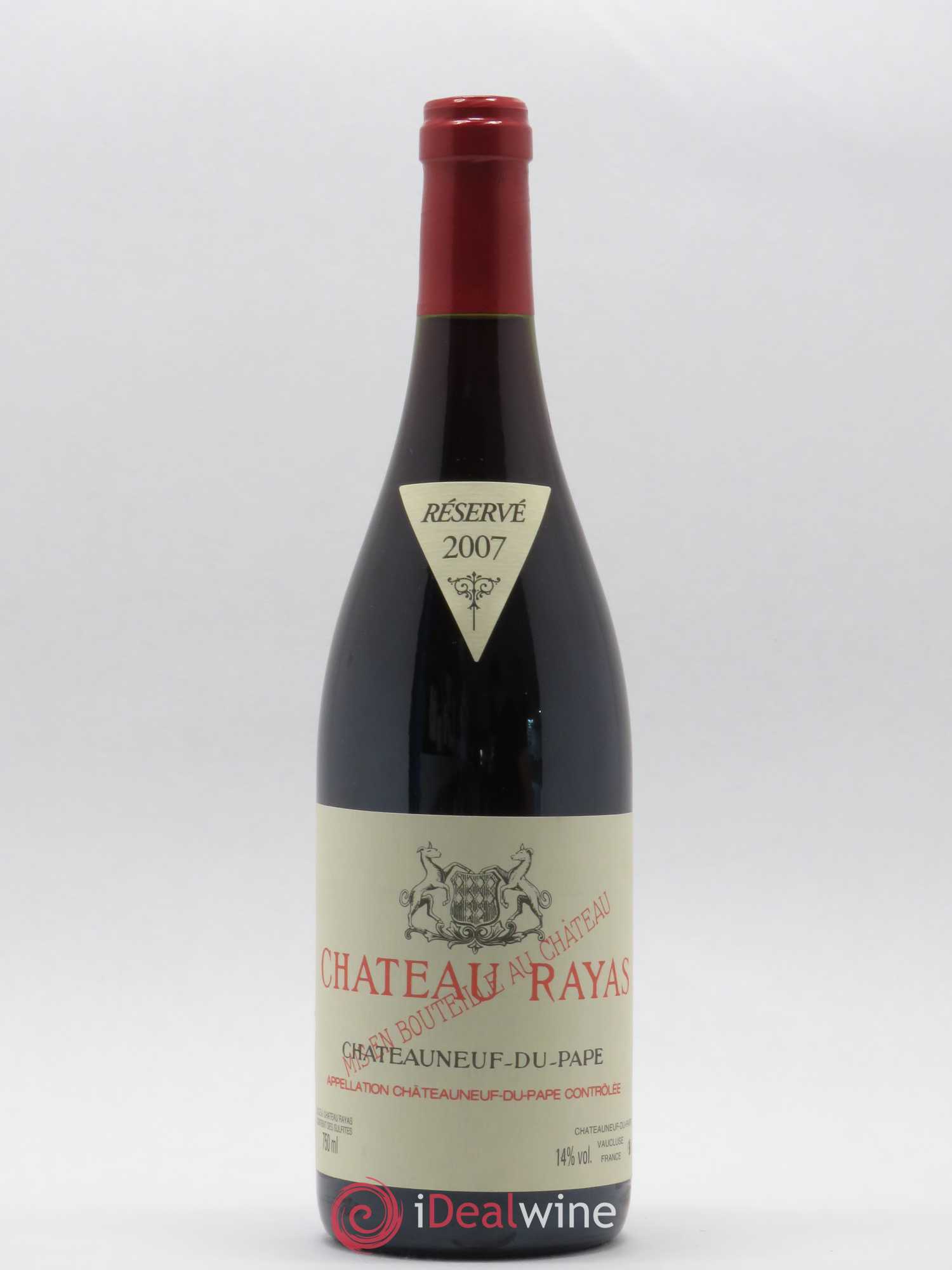 Châteauneuf-du-Pape Château Rayas Emmanuel Reynaud 2007 - Lot de 1 bouteille - 0