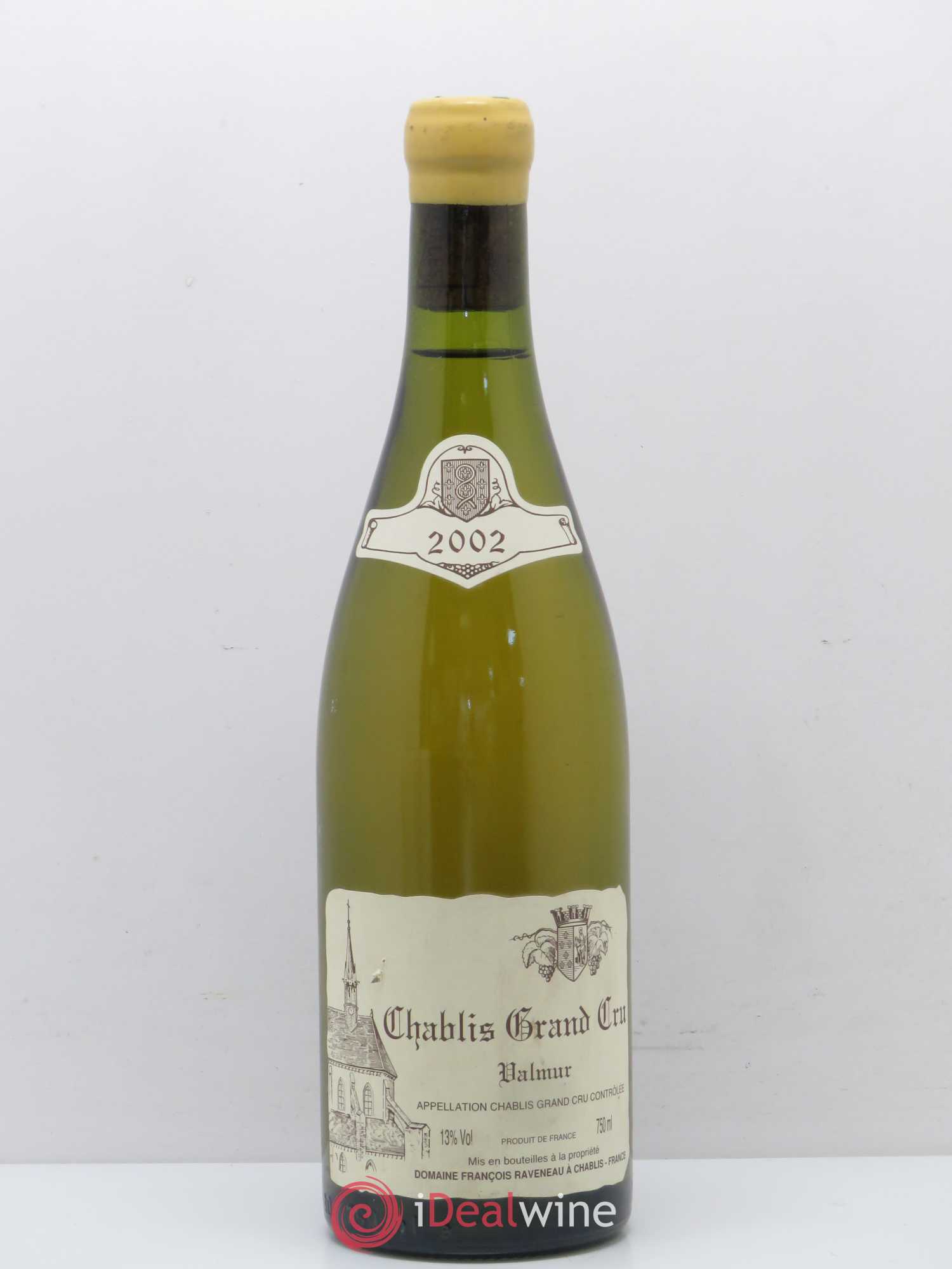 Chablis Grand Cru Valmur Raveneau (Domaine) 2002 - Lot de 1 bouteille - 0