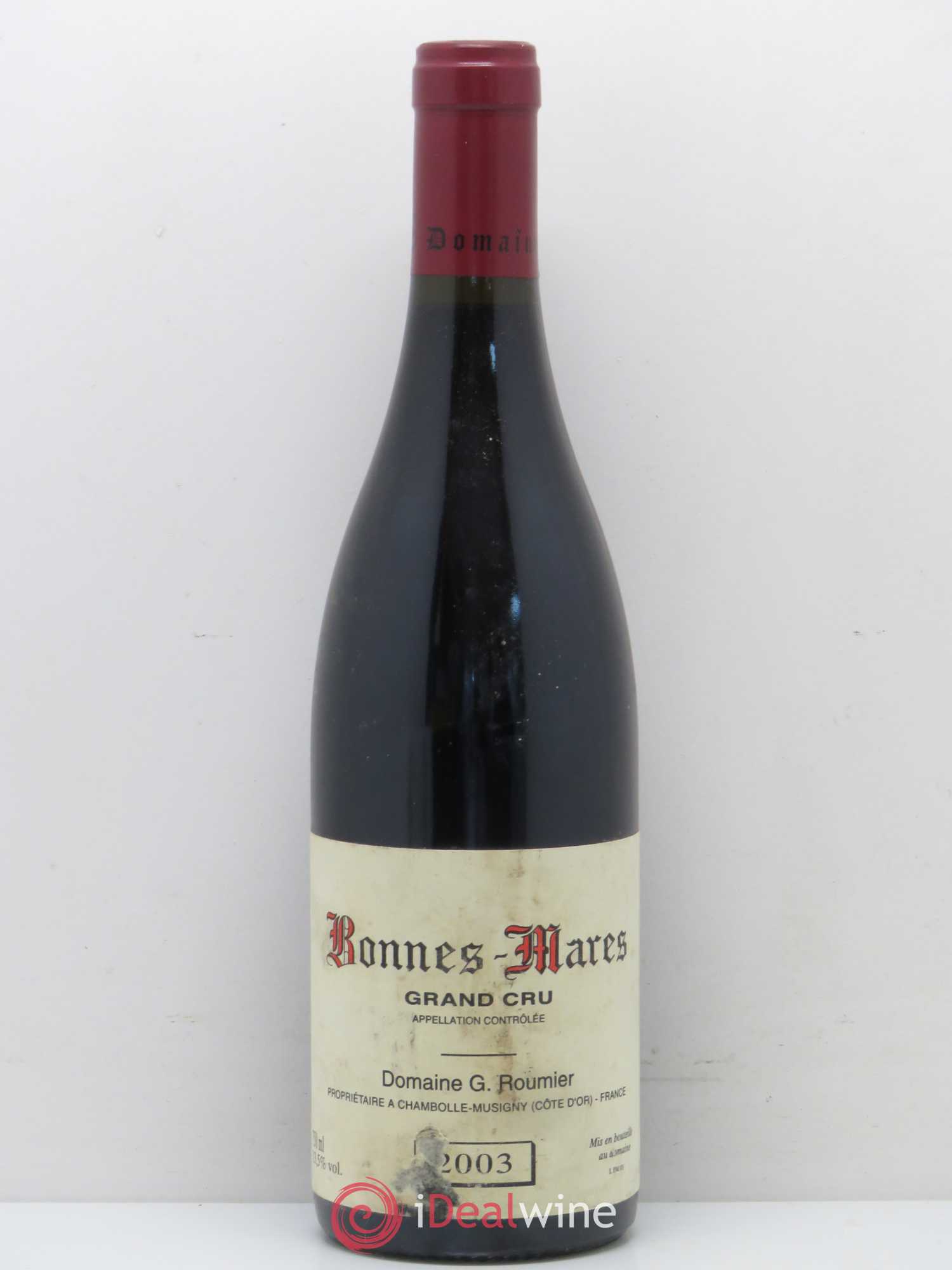 Bonnes-Mares Grand Cru Georges Roumier (Domaine) 2003 - Lot de 1 bouteille - 0