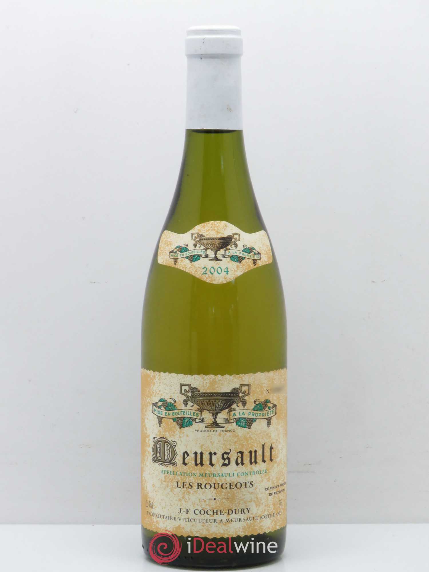 Meursault Les Rougeots Coche Dury (Domaine) 2004 - Lot de 1 bouteille - 0
