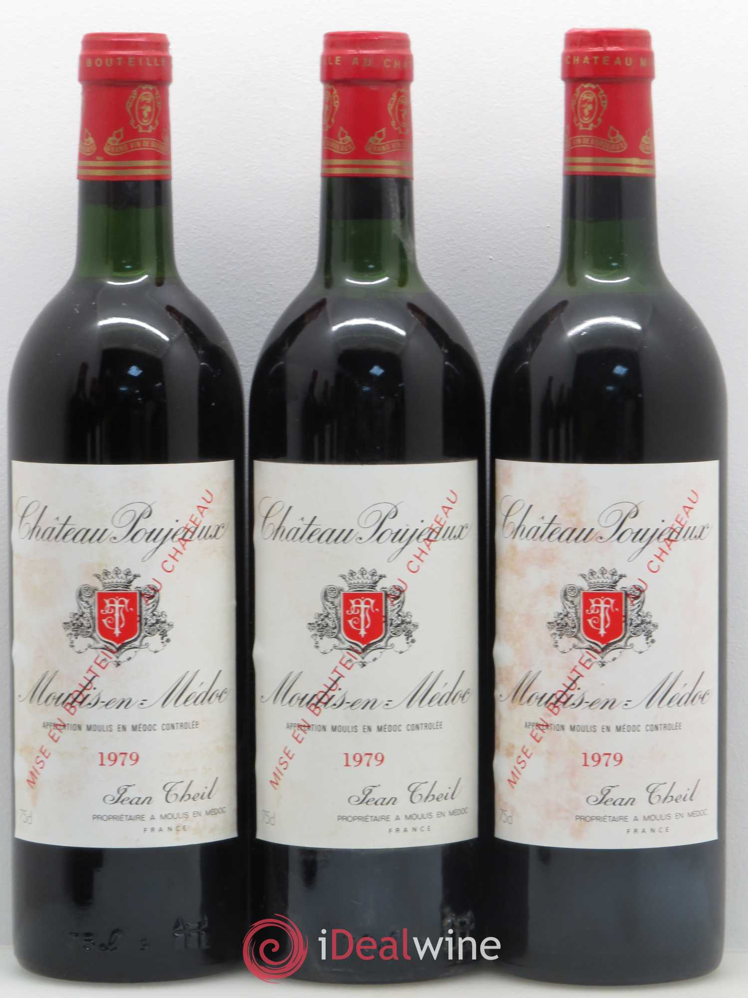 Château Poujeaux 1979 - Lot de 6 bouteilles - 1