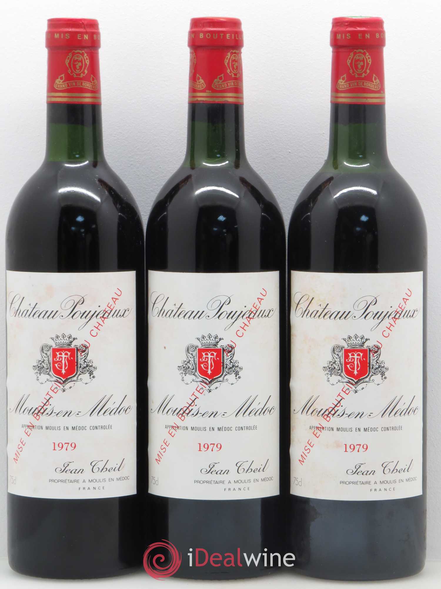 Château Poujeaux 1979 - Lot de 6 bouteilles - 2