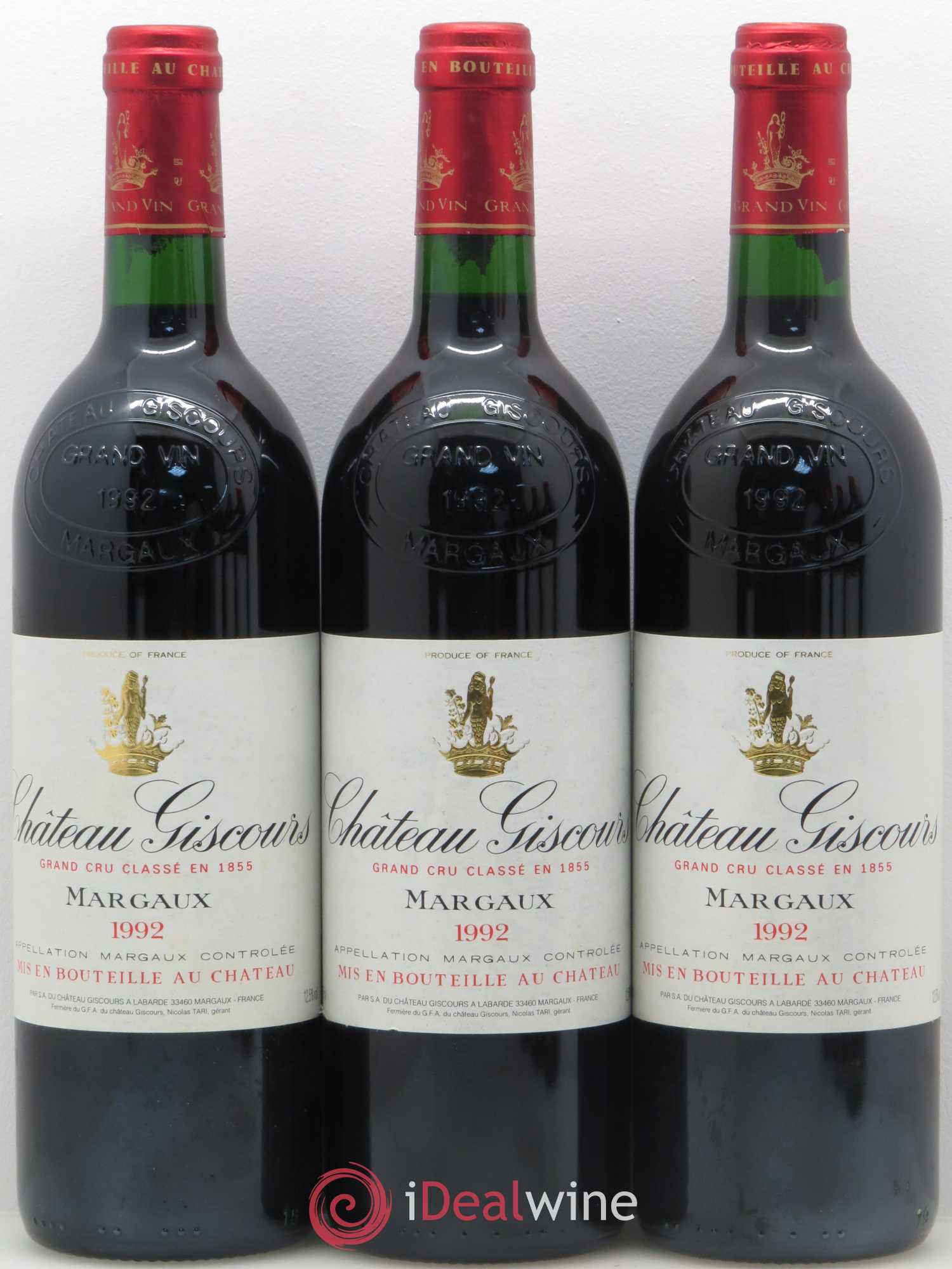Château Giscours 3ème Grand Cru Classé 1992 - Lot de 12 bouteilles - 1