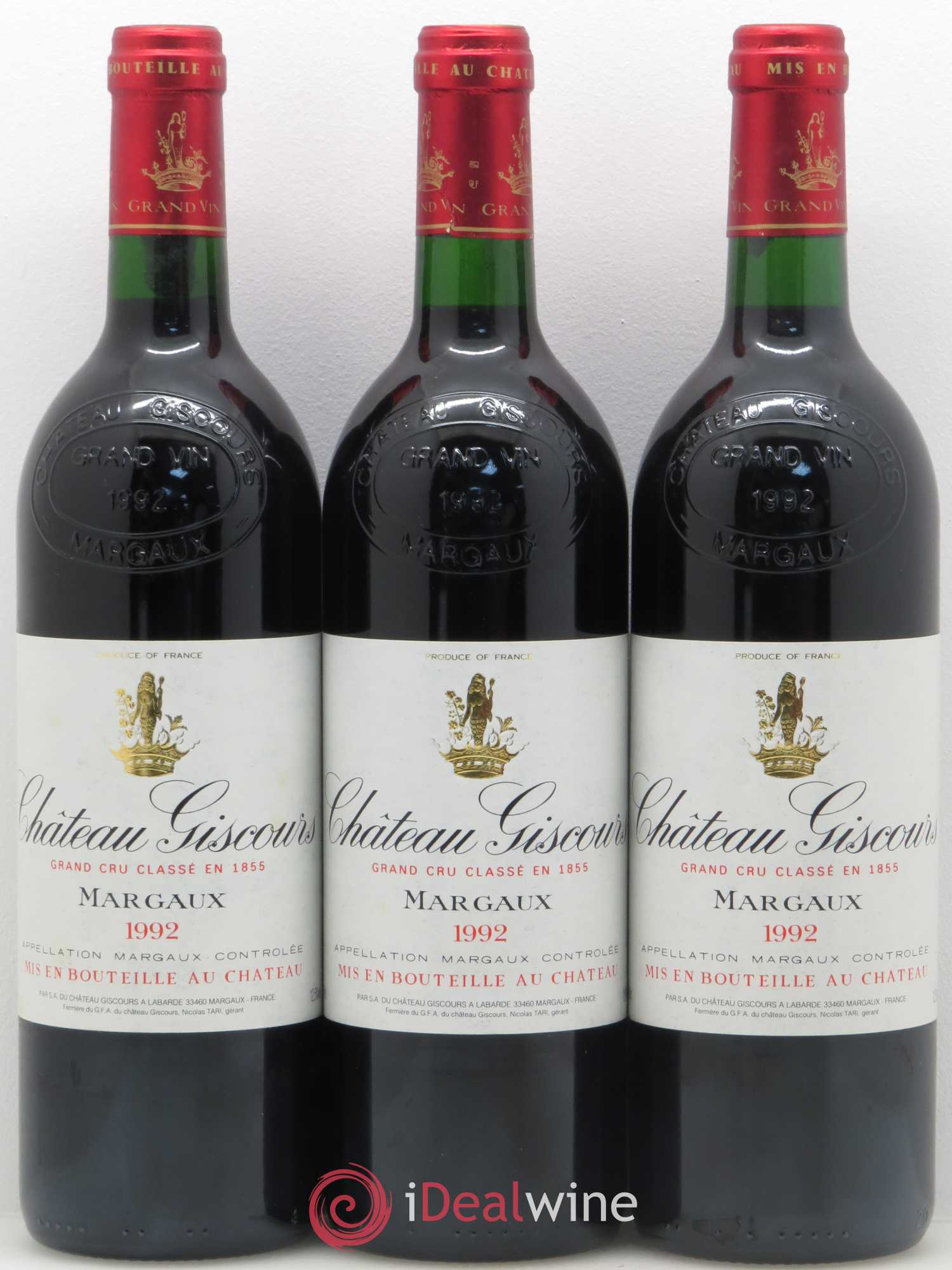 Château Giscours 3ème Grand Cru Classé 1992 - Lot de 12 bouteilles - 2