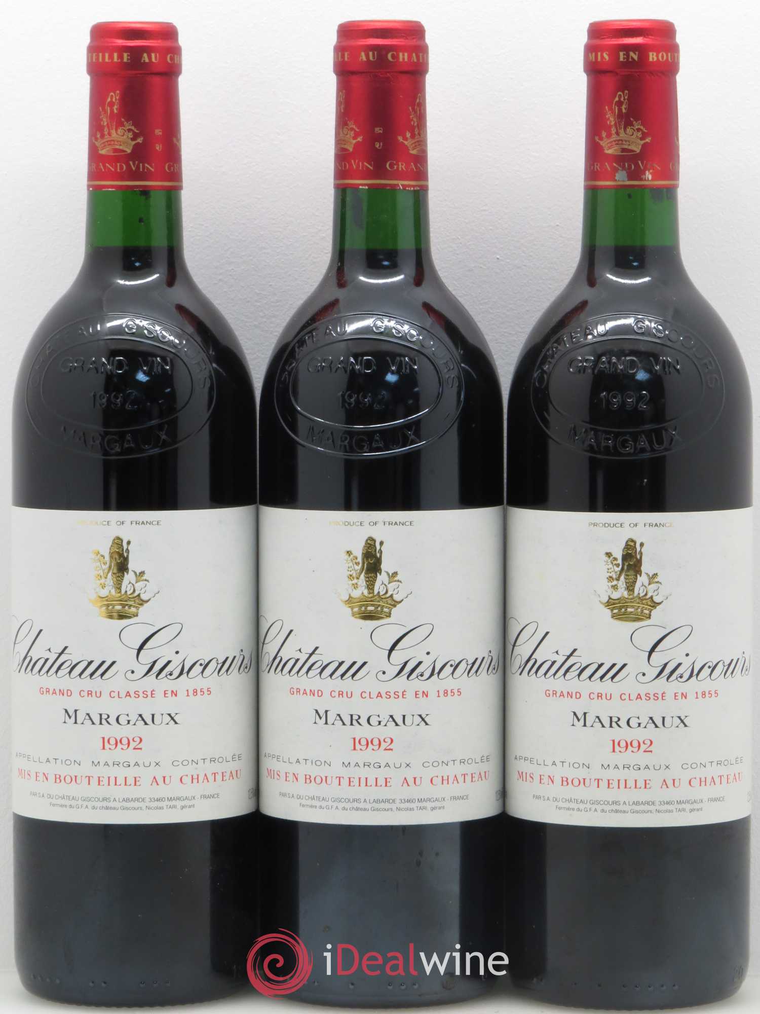 Château Giscours 3ème Grand Cru Classé 1992 - Lot de 12 bouteilles - 3