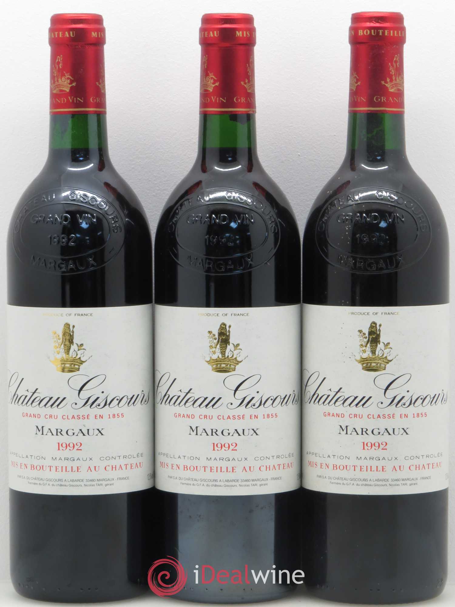 Château Giscours 3ème Grand Cru Classé 1992 - Lot de 12 bouteilles - 4