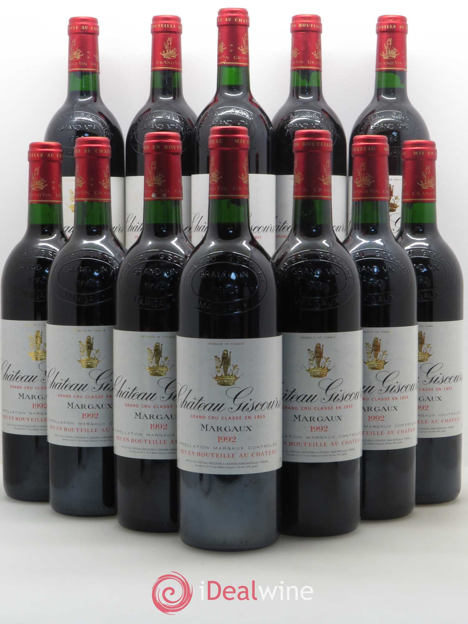Château Giscours 3ème Grand Cru Classé 1992 - Lot de 12 bouteilles - 0