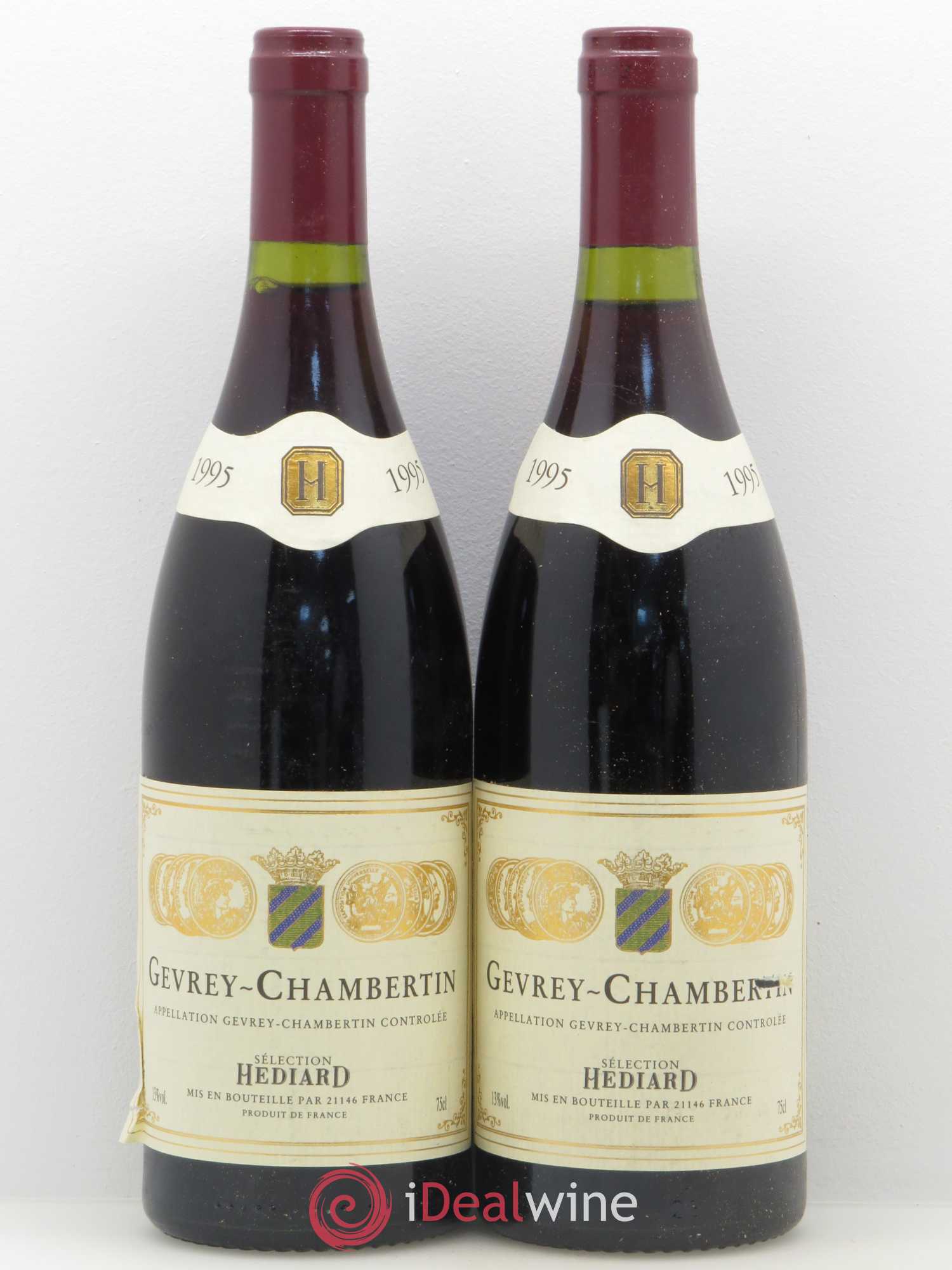 Gevrey-Chambertin Selection Hediard 1995 - Lot de 2 bouteilles - 0