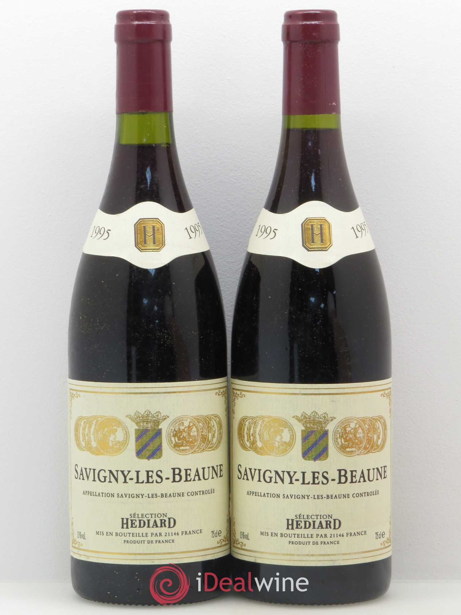 Savigny-lès-Beaune Selection Hediard 1995 - Lot de 2 bouteilles - 0